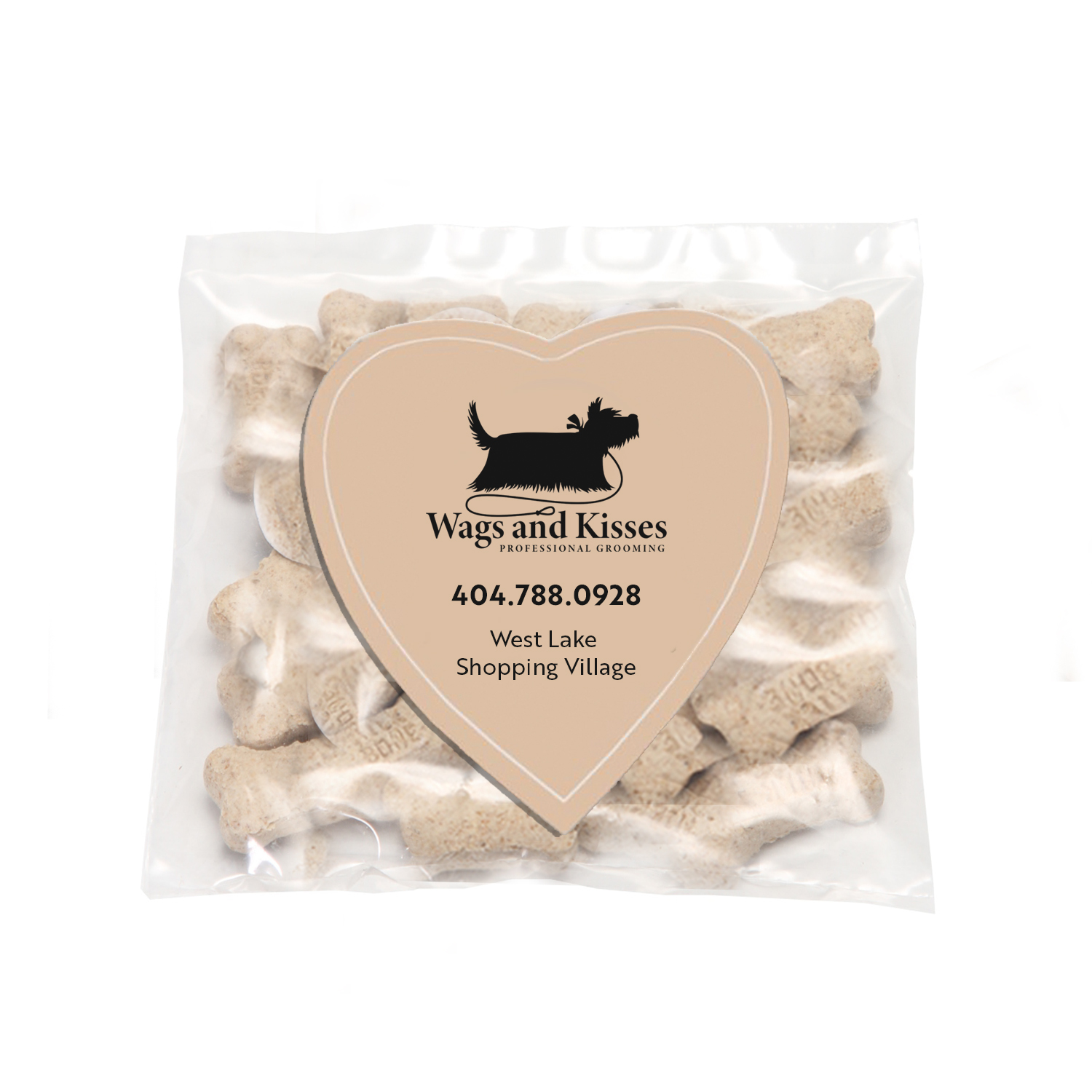 Picture of Mini Snack Bag w/ Small Heart Magnet Pet Fill
