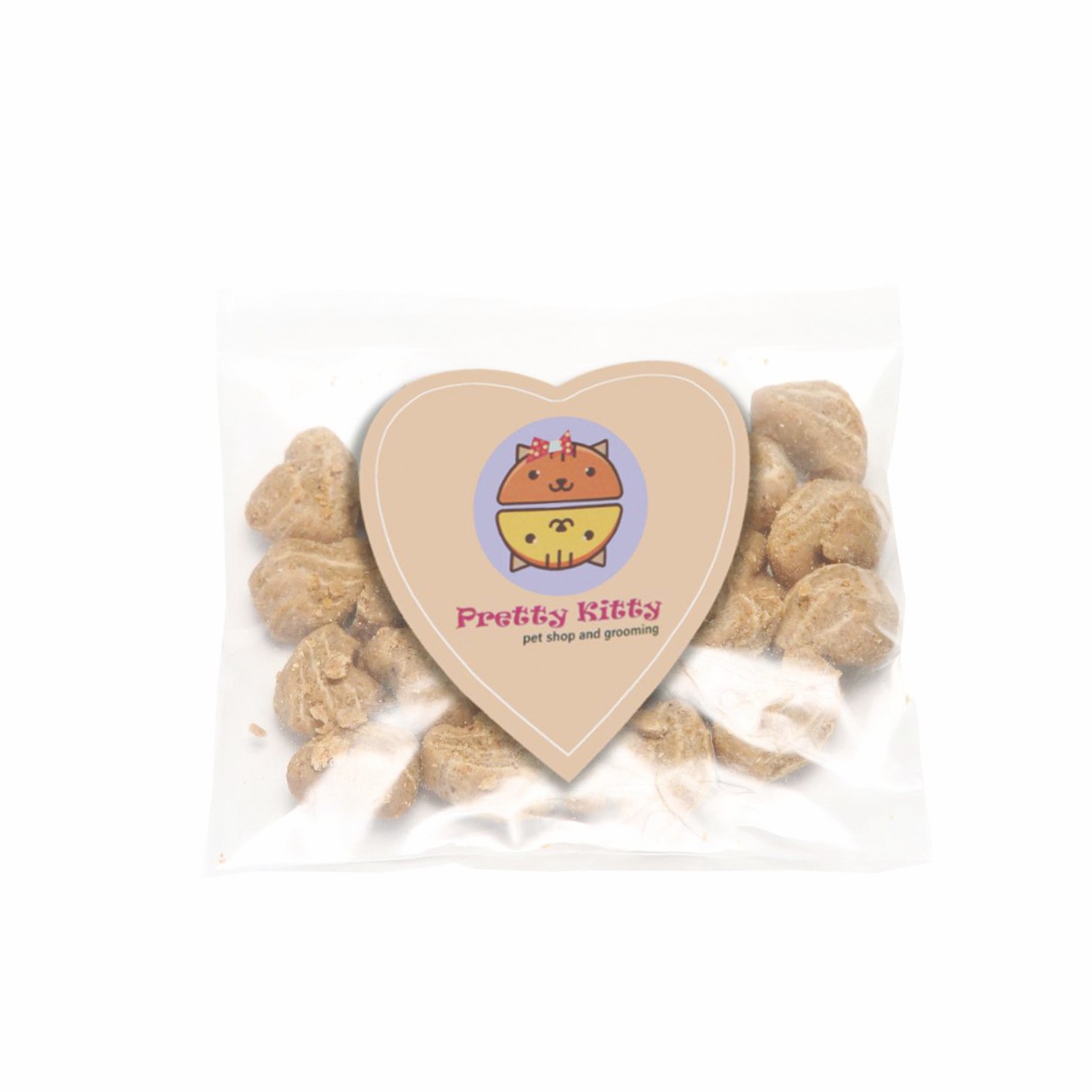 Picture of Mini Snack Bag w/ Small Heart Magnet Pet Fill