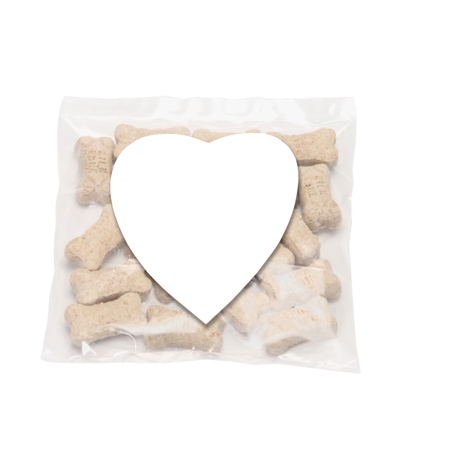 Picture of Mini Snack Bag with Large Heart Magnet Pet Fill