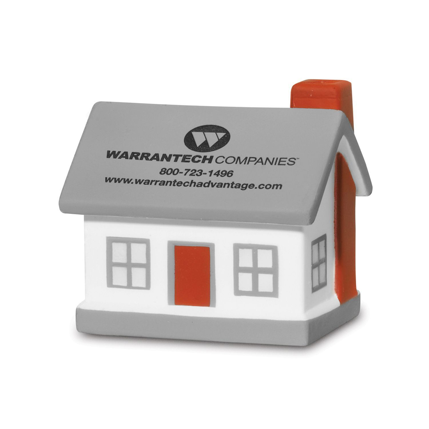 Picture of White, Gray And Red Home Stress Shape