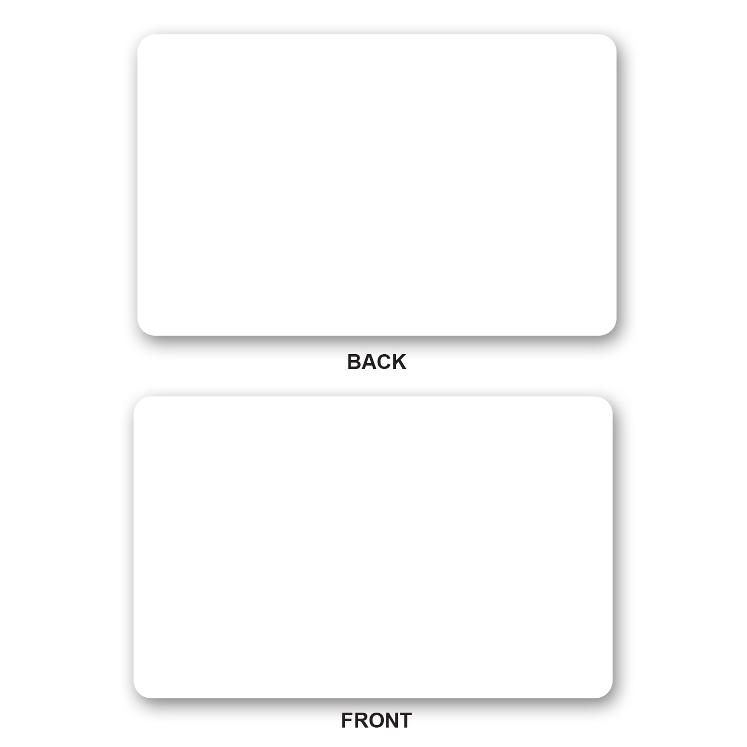 Picture of Plastic Wallet Card - 10 mil
