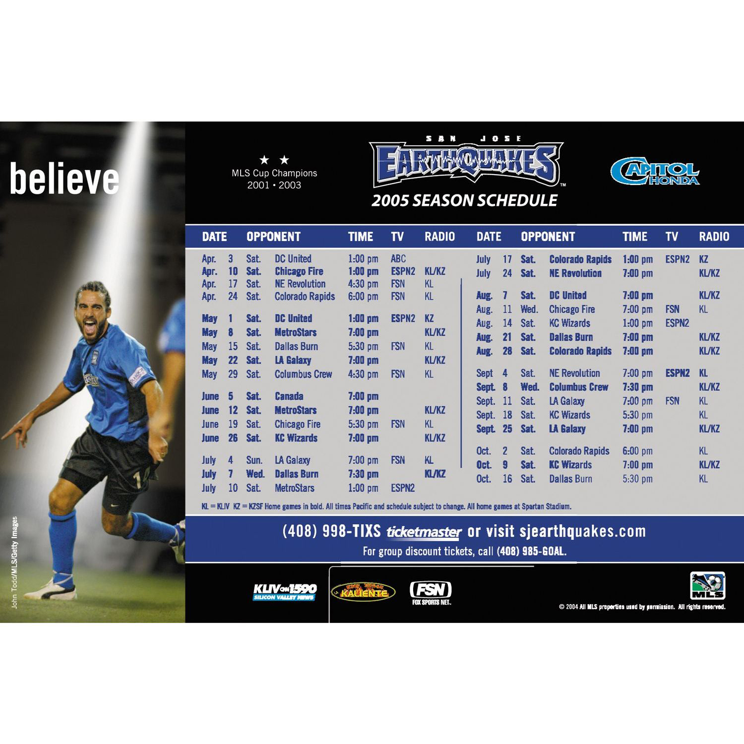 Picture of Price Buster Schedule Magnet 4 x 5-7/8