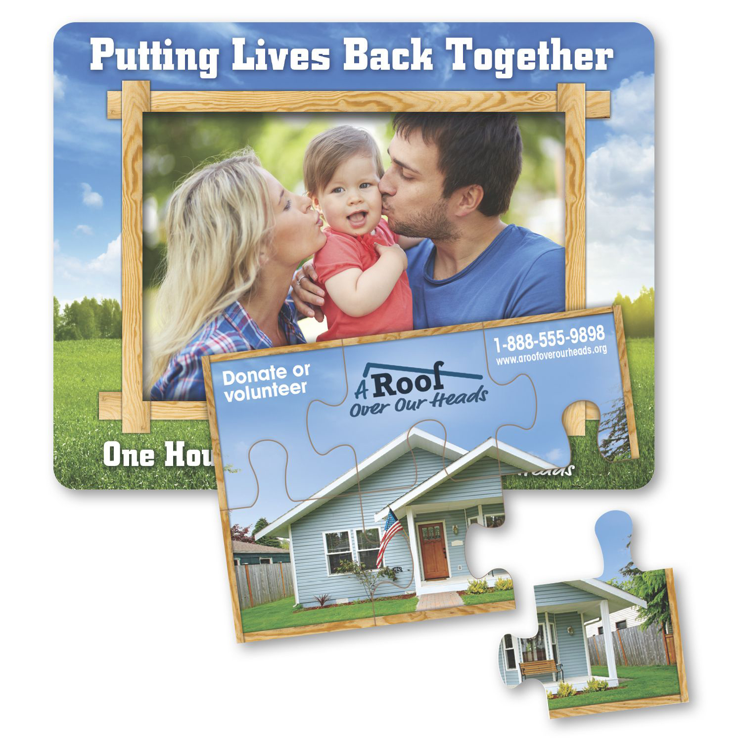 Picture of Puzzle Picture Frame Magnet