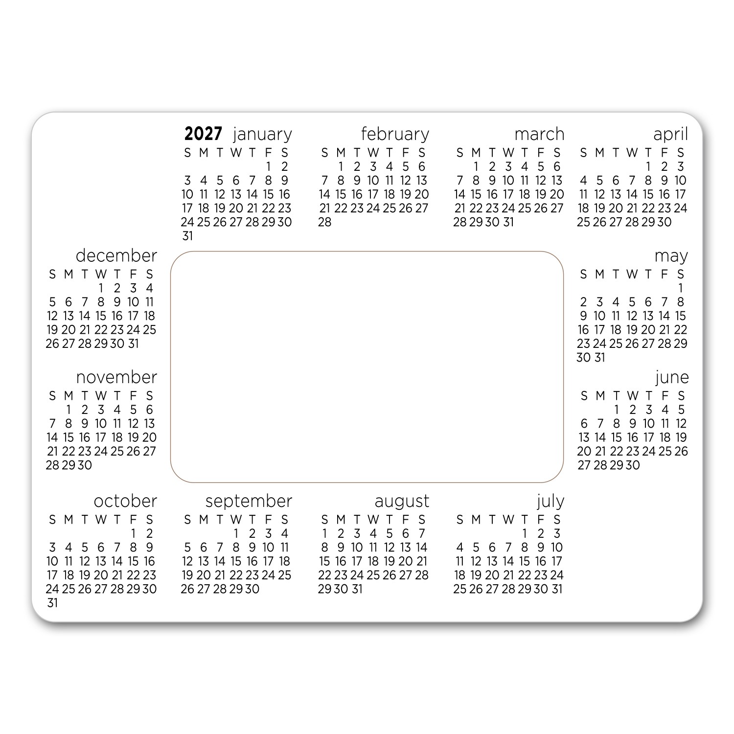 Picture of Calendar Picture Frame Magnet