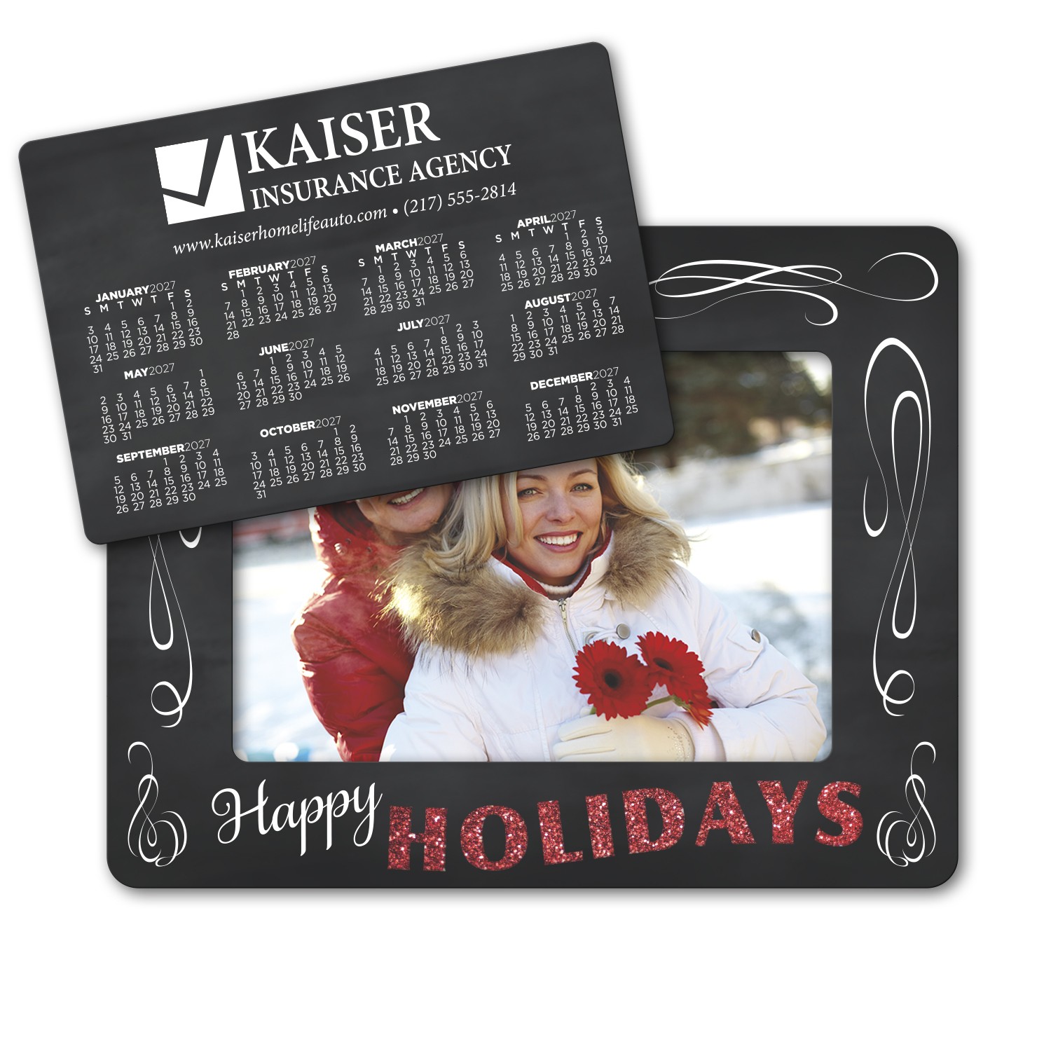 Picture of Holiday Calendar Punch Out Picture Frame