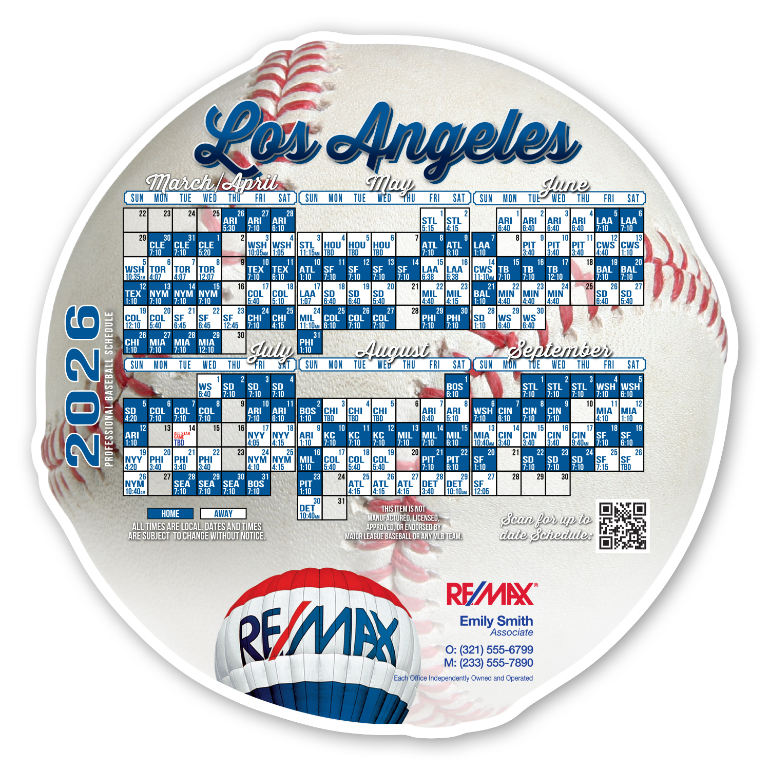 Picture of Baseball Schedule