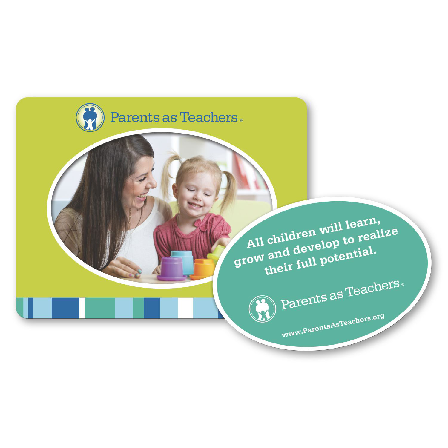 Picture of Jumbo Picture Frame Magnet - Oval Punch Out