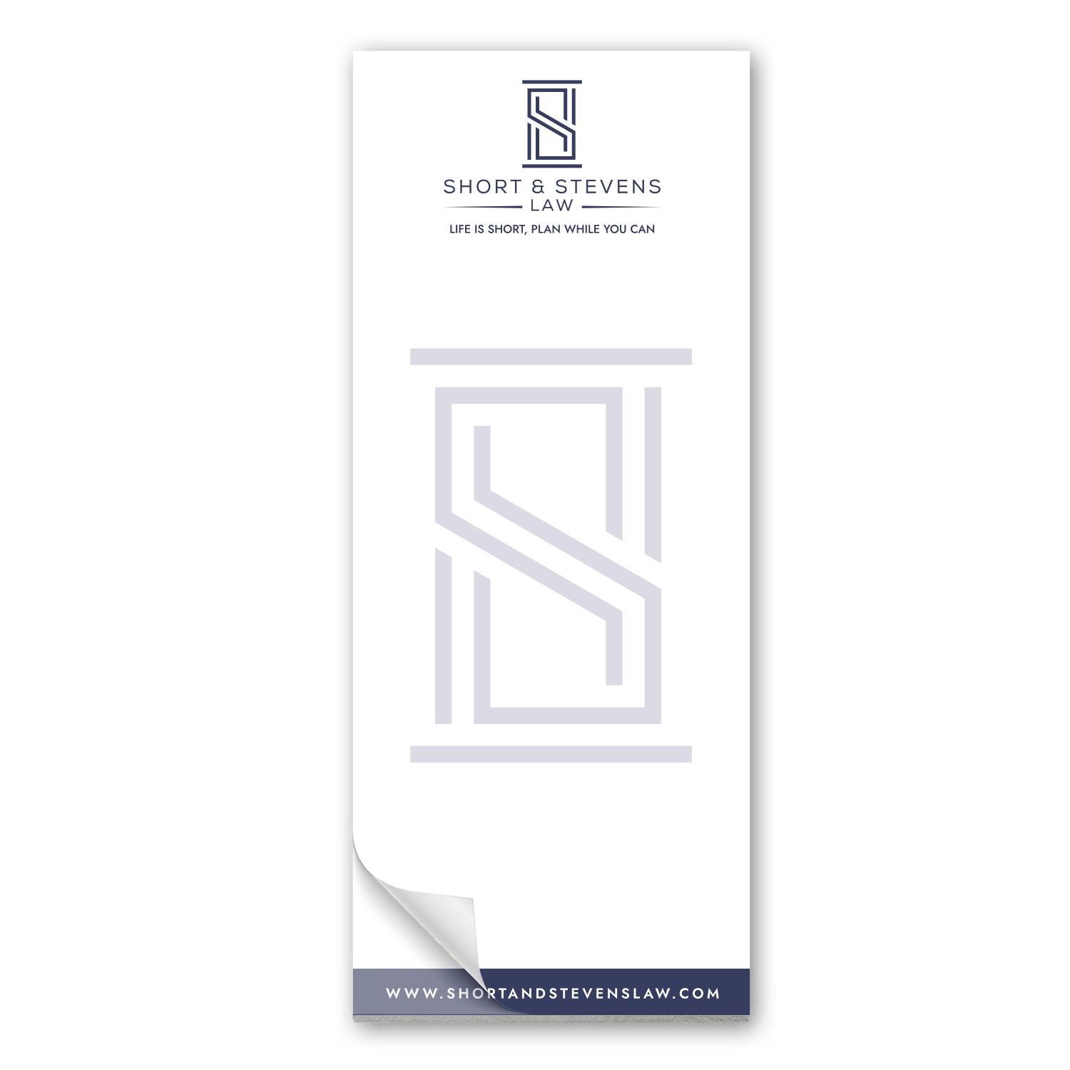 Picture of 50 Page 3-1/2 x 8-1/2 Paper Note Pad