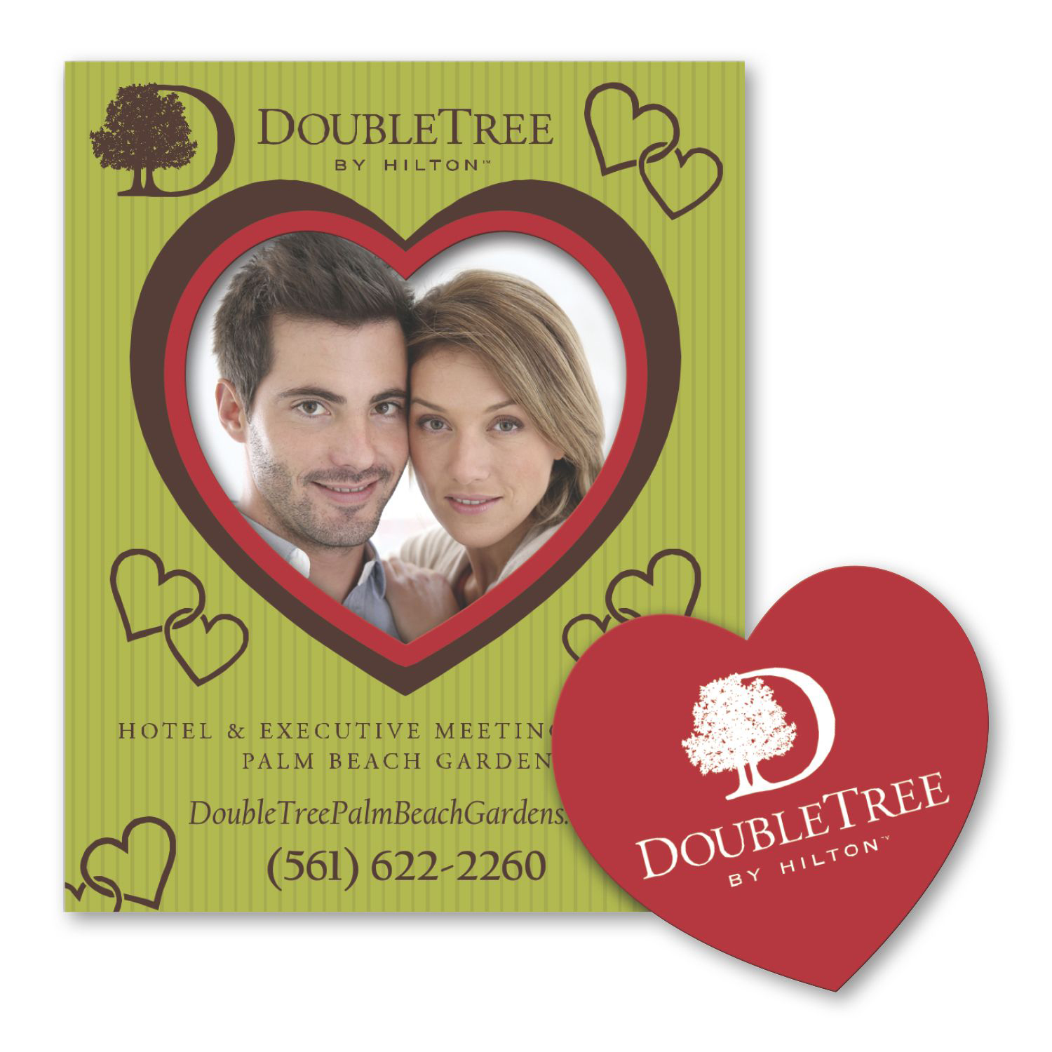 Picture of Heart Punch Out Picture Frame Magnet