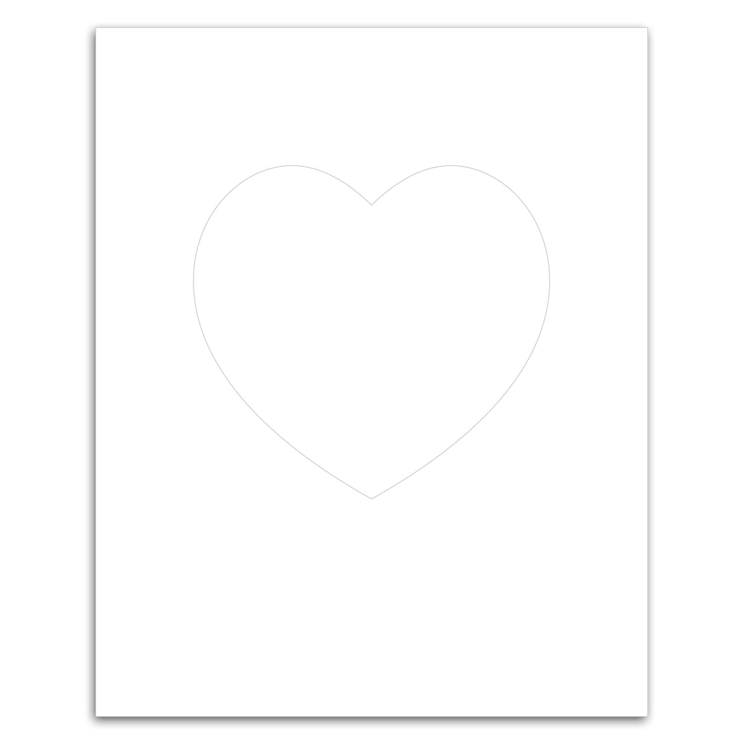 Picture of Heart Punch Out Picture Frame Magnet