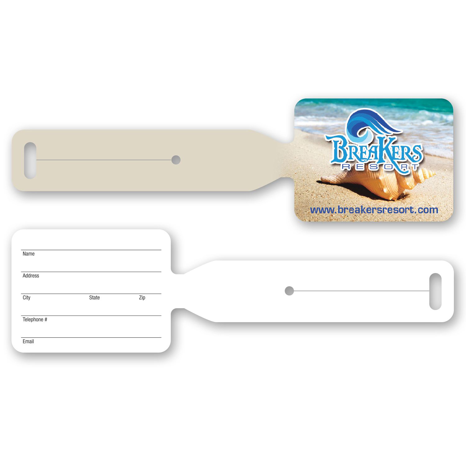 Picture of Ultra-Thin Luggage Tag - 10 mil