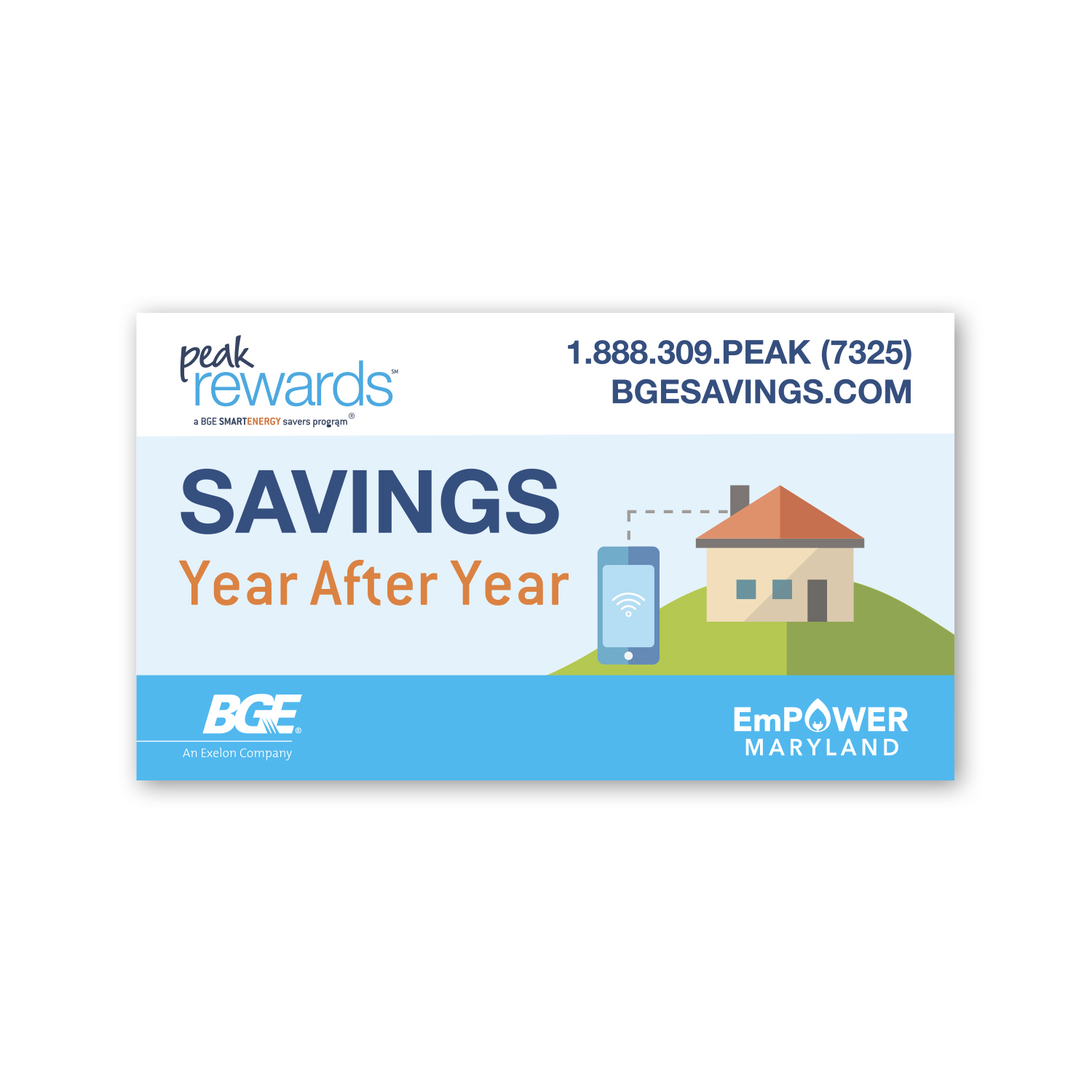 Picture of Go Green Business Card Magnet
