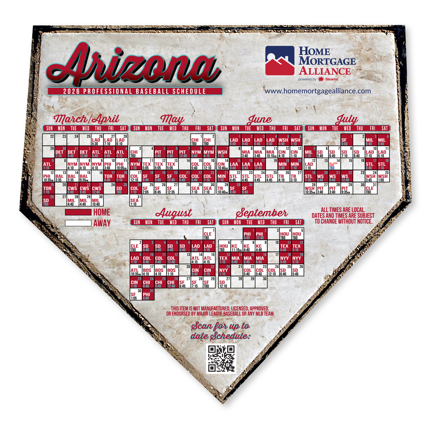 Picture of Baseball Schedule