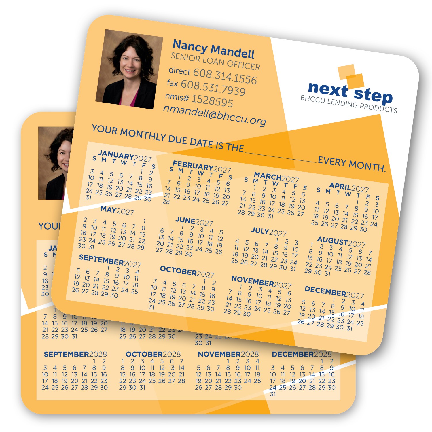 Picture of Double Sided Calendar Magnet