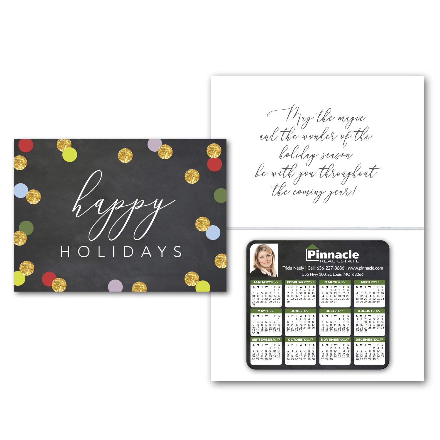 Picture of Greeting Card with MC02 Magnetic Calendar