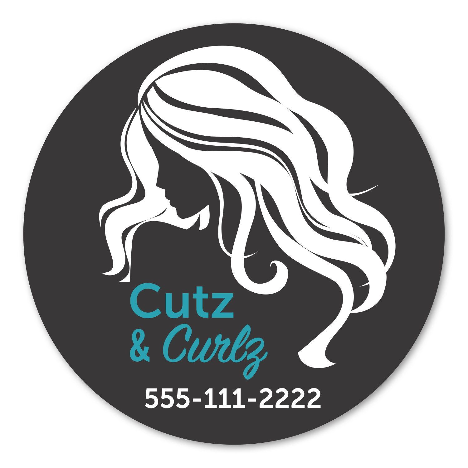 Picture of 2.5" Circle Perm Standard Label