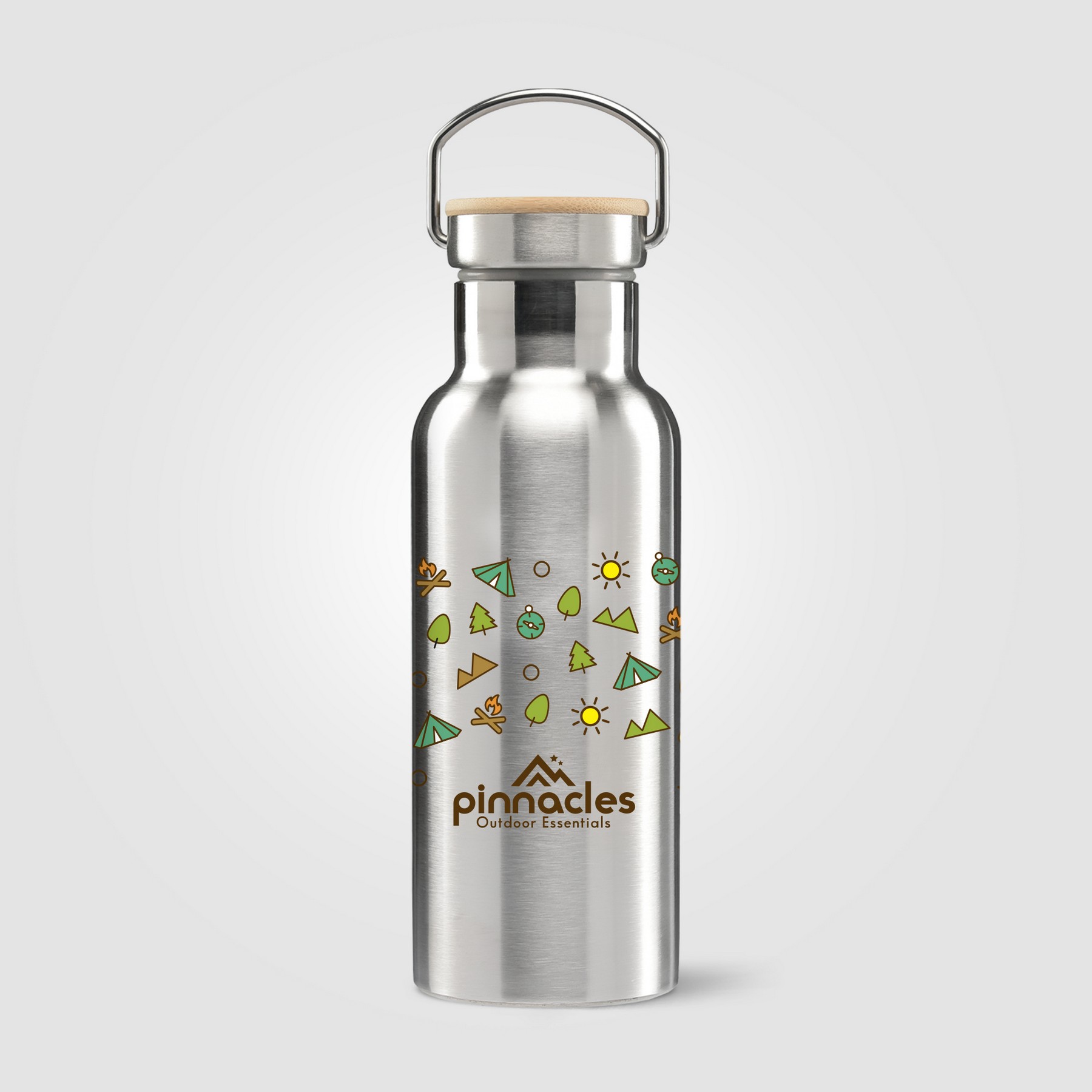 Picture of Oahu - 16 oz. Double-Wall Stainless Canteen Bottle