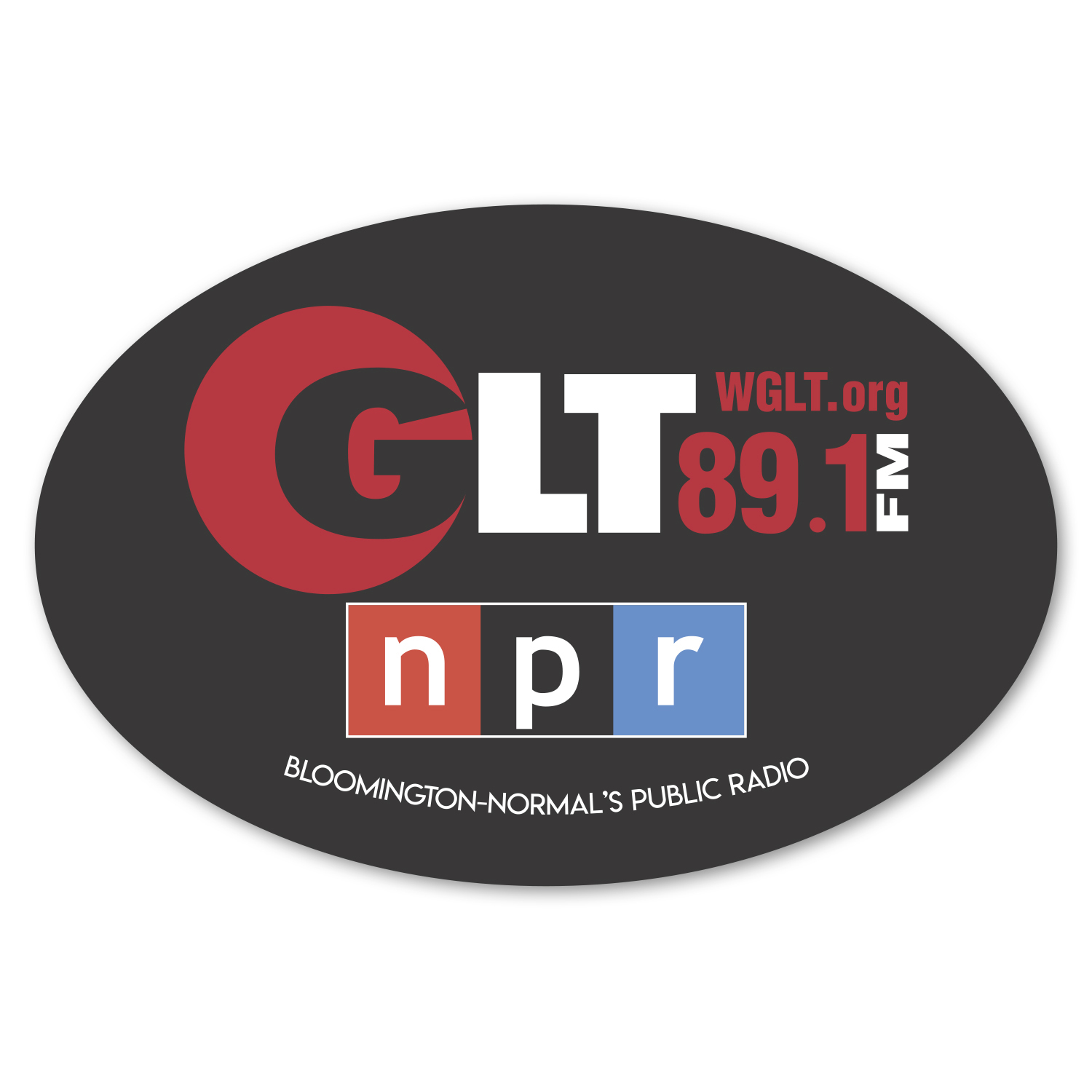 Picture of 4 X 6" Oval Perm Bumper Sticker