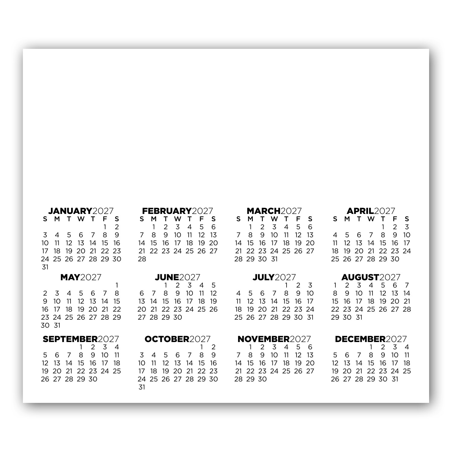 Picture of Power Magnet Calendar