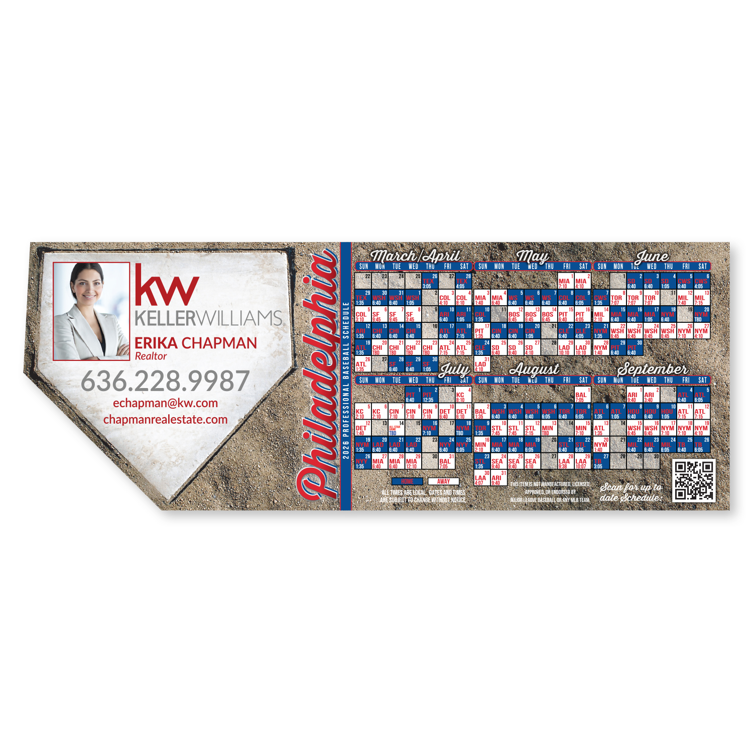 Picture of Baseball Schedule Magnet