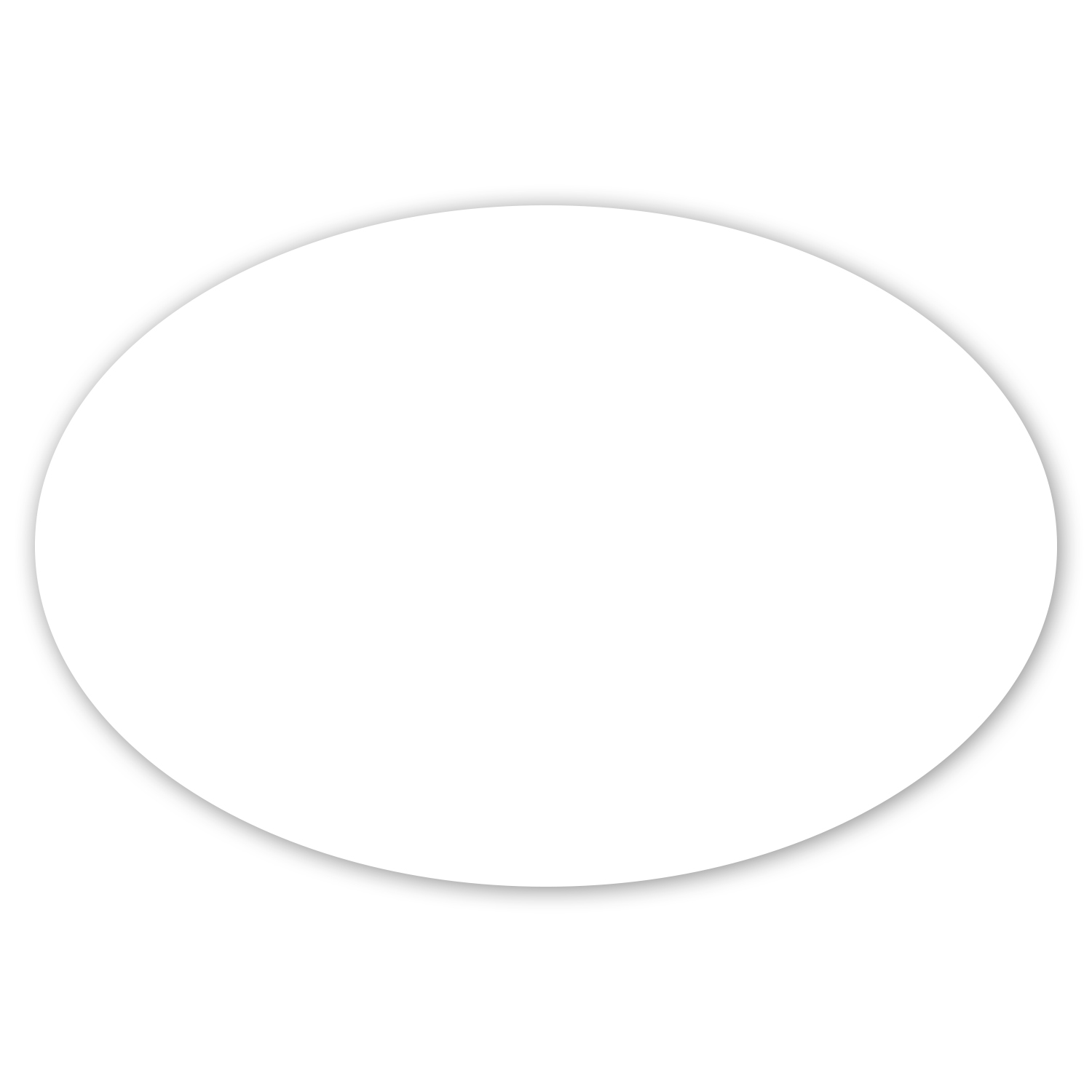 Picture of 4 X 6" Oval Perm Standard Label