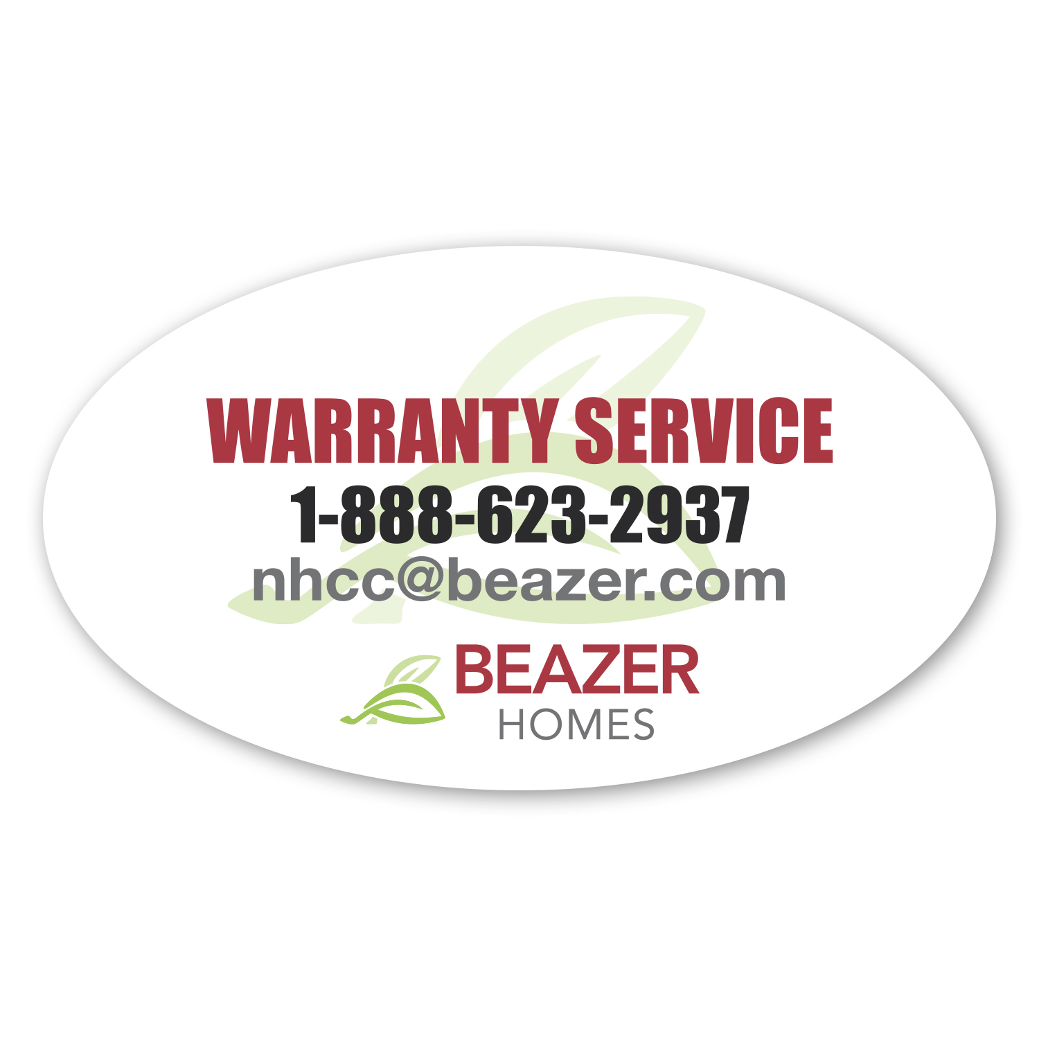 Picture of 2 X 3.5" Oval Removable Label