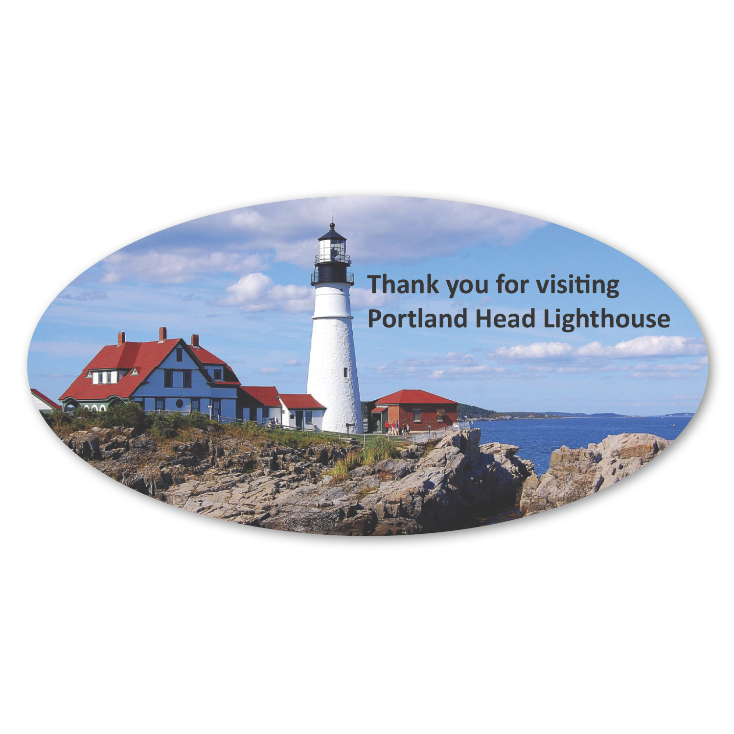 Picture of 2 X 4" Oval Repositionable Label