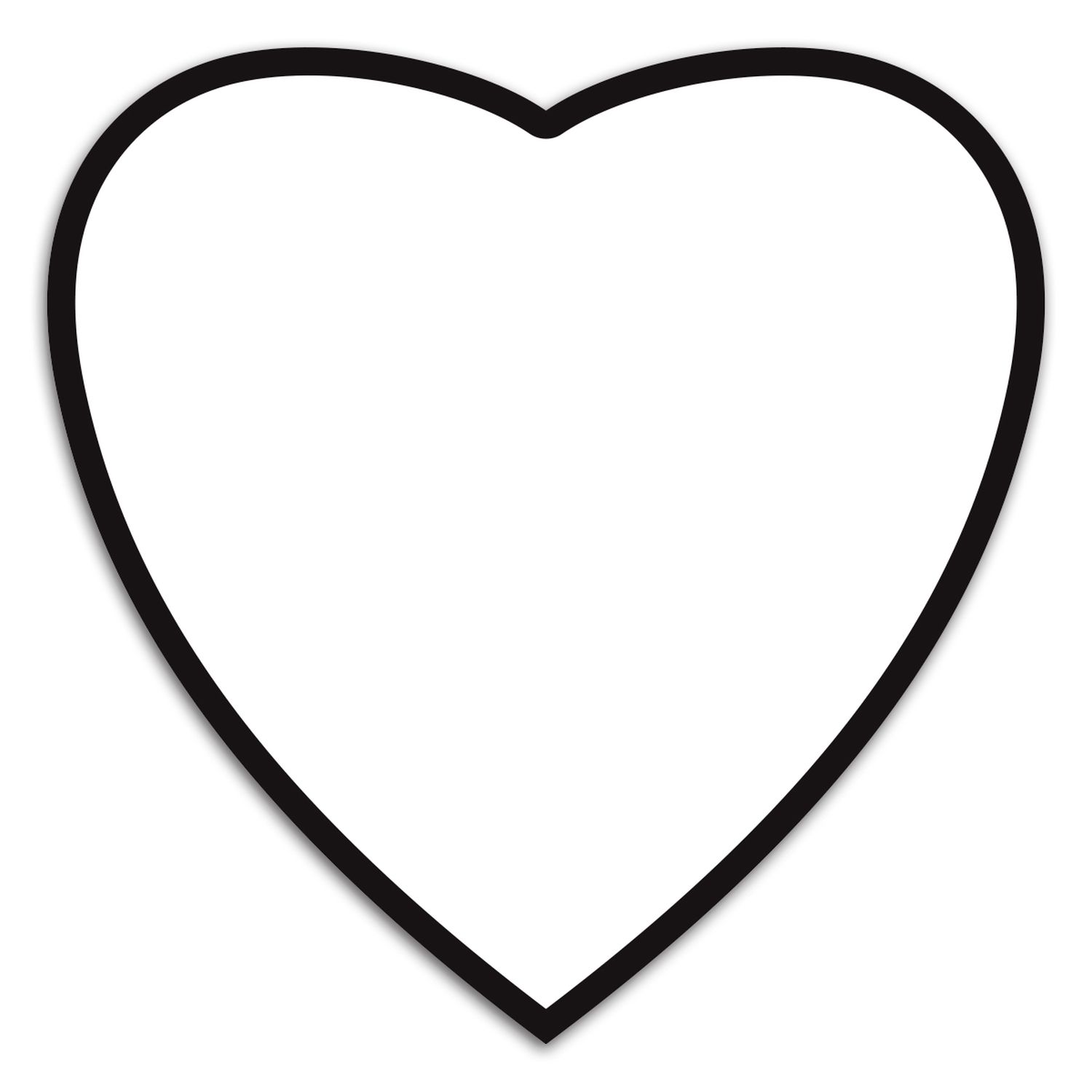 Picture of Memo Board Heart w/ Rem Adh
