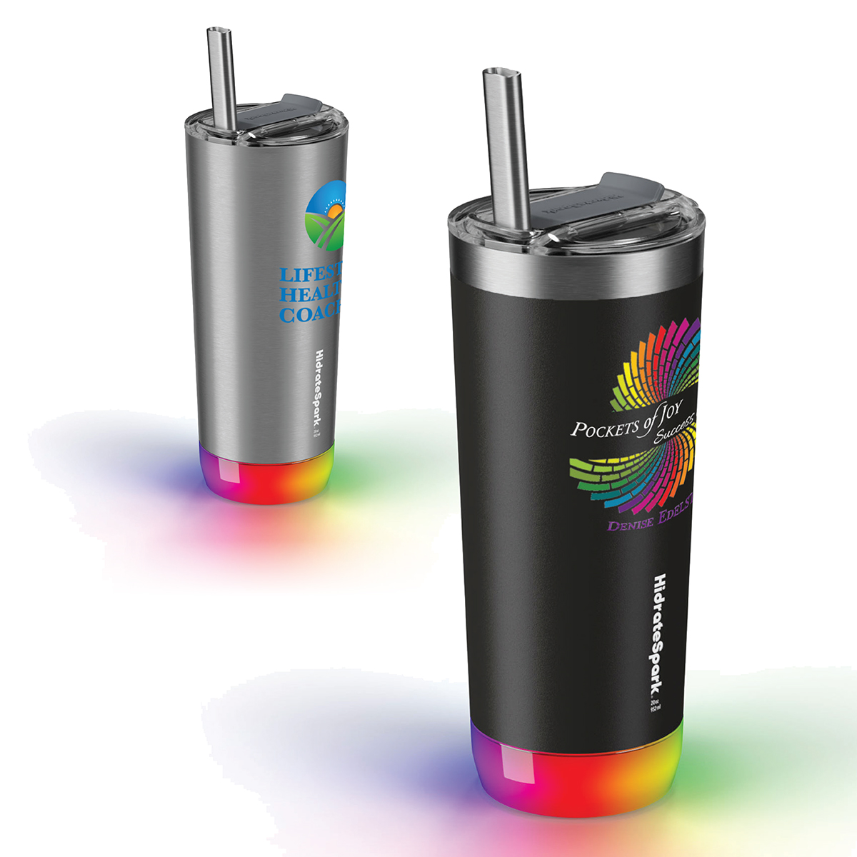 Picture of HidrateSpark® 20 Oz. Full Color Digital PRO Tumbler