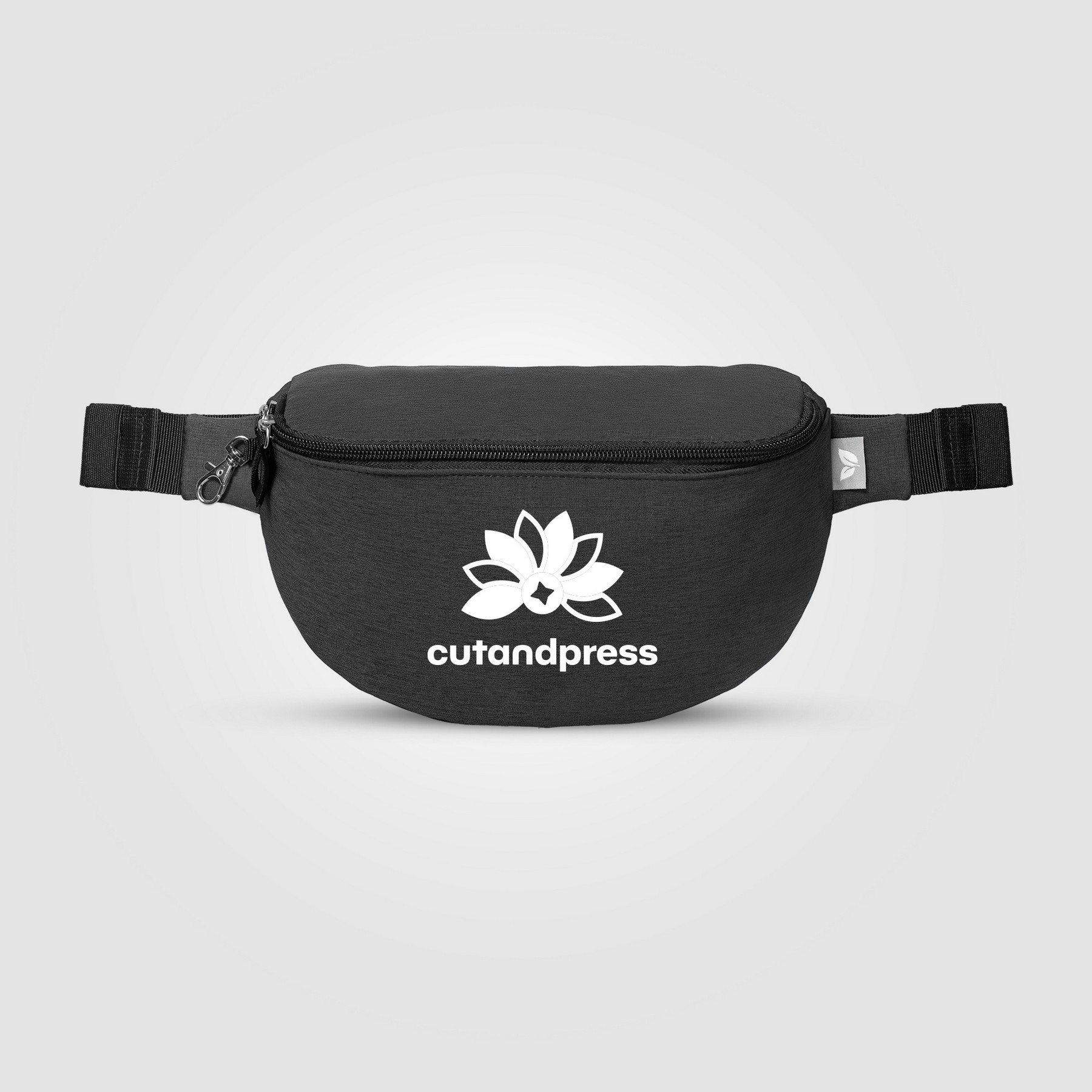 Picture of Helsinki rPET Anti-Theft Hook-Zip Waist Bag ? 2L
