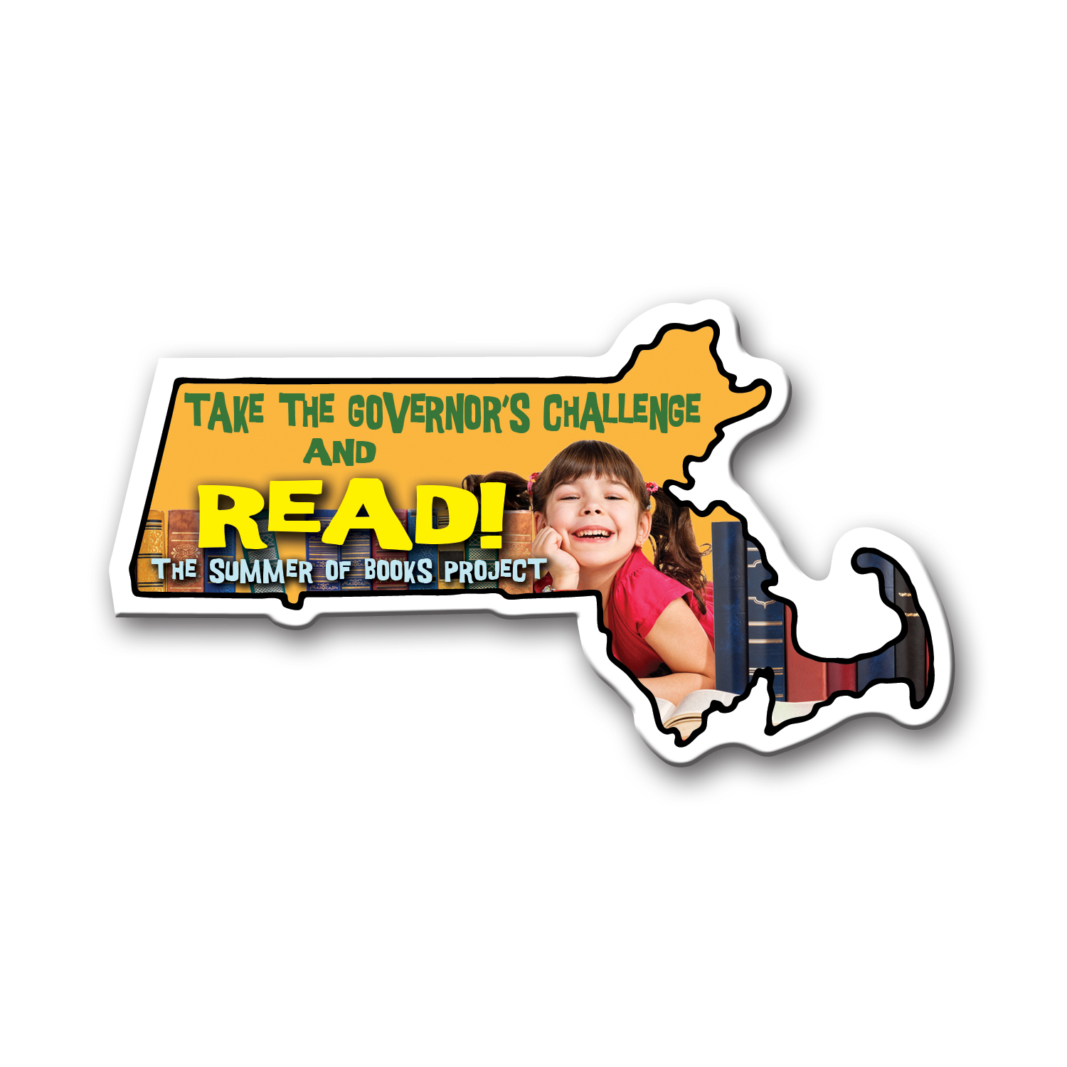 Picture of Massachusetts State Magnet