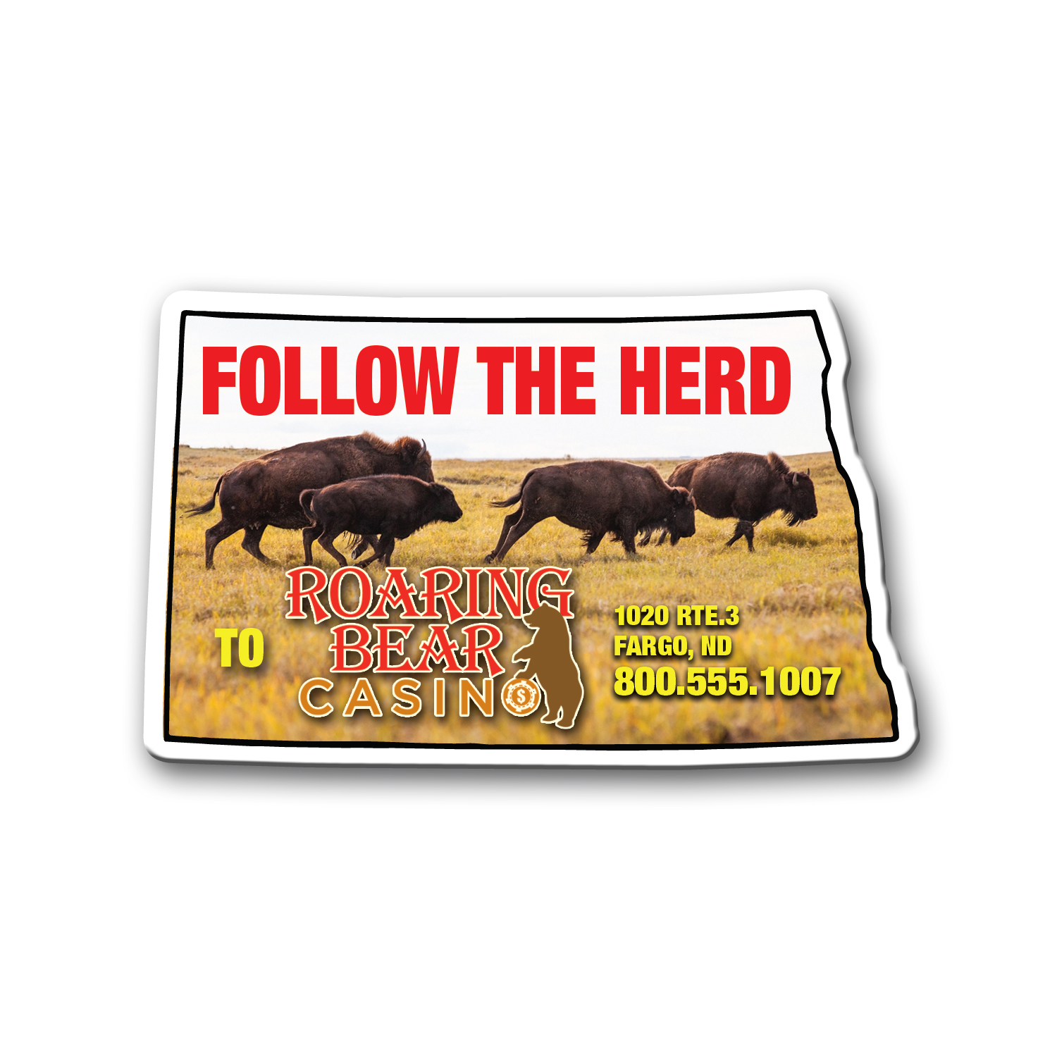 Picture of North Dakota State Magnet