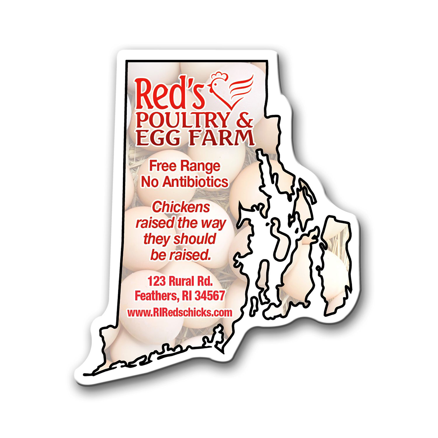 Picture of Rhode Island State Magnet