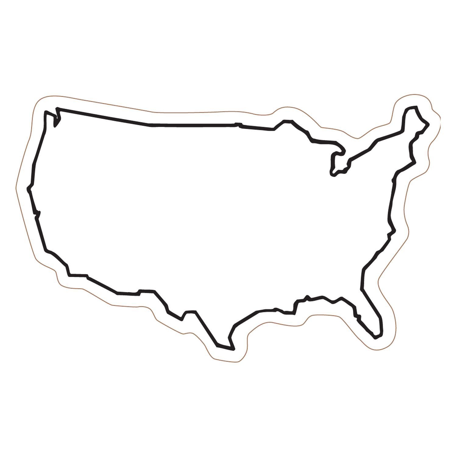 Picture of USA Shape Magnet