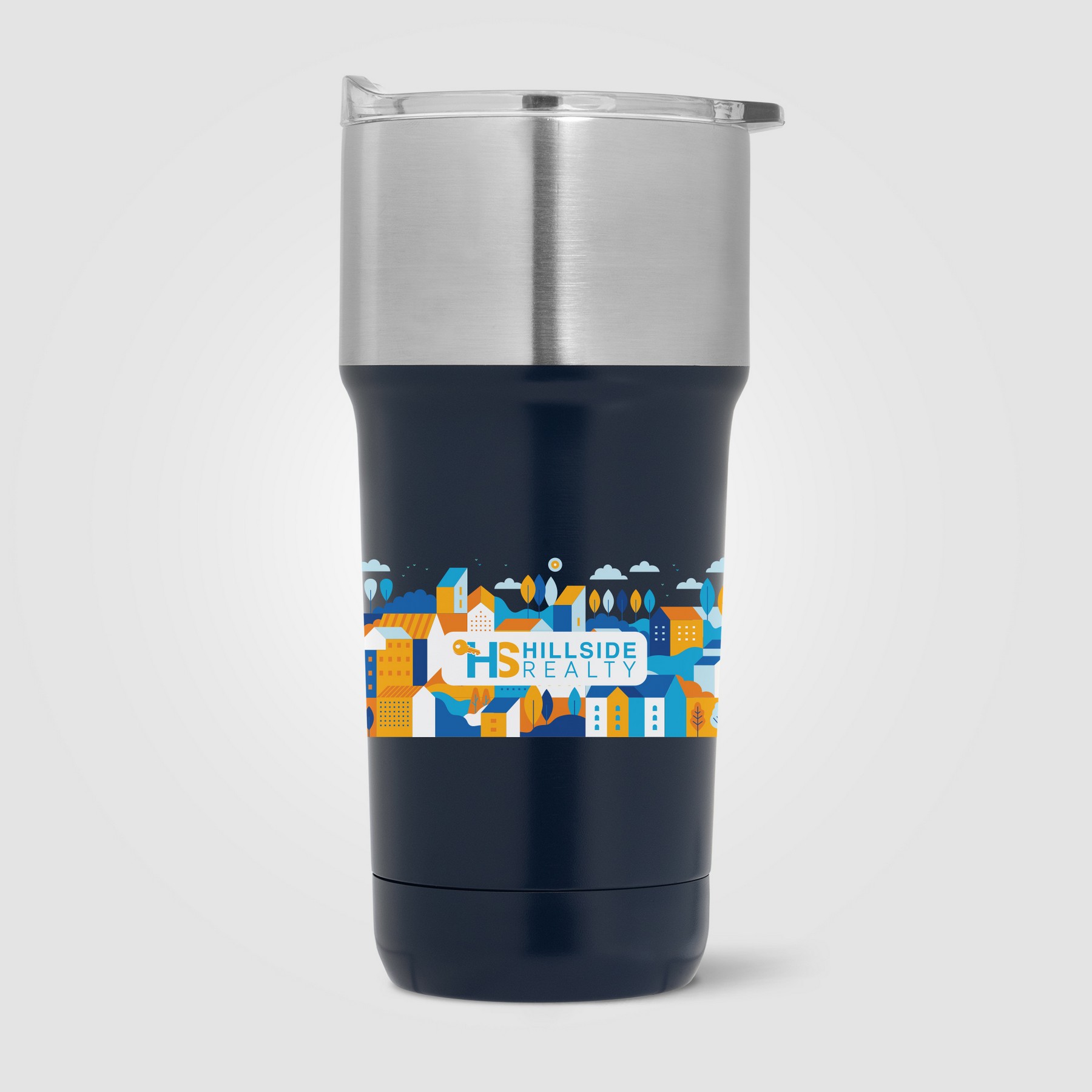 Picture of Optimus - 20 oz. Double Wall Recycled Stainless Tumbler with Ceramic Interior