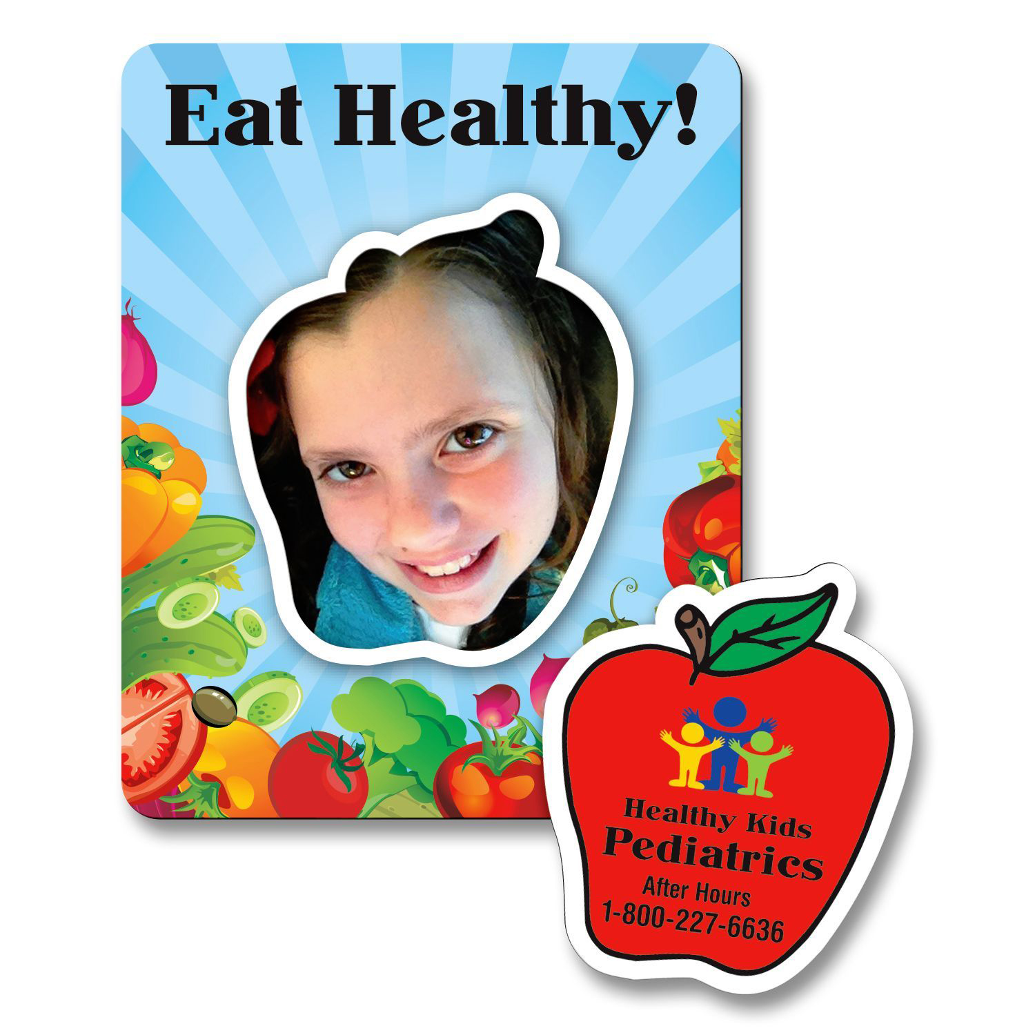 Picture of Apple Punch Out Picture Frame Magnet