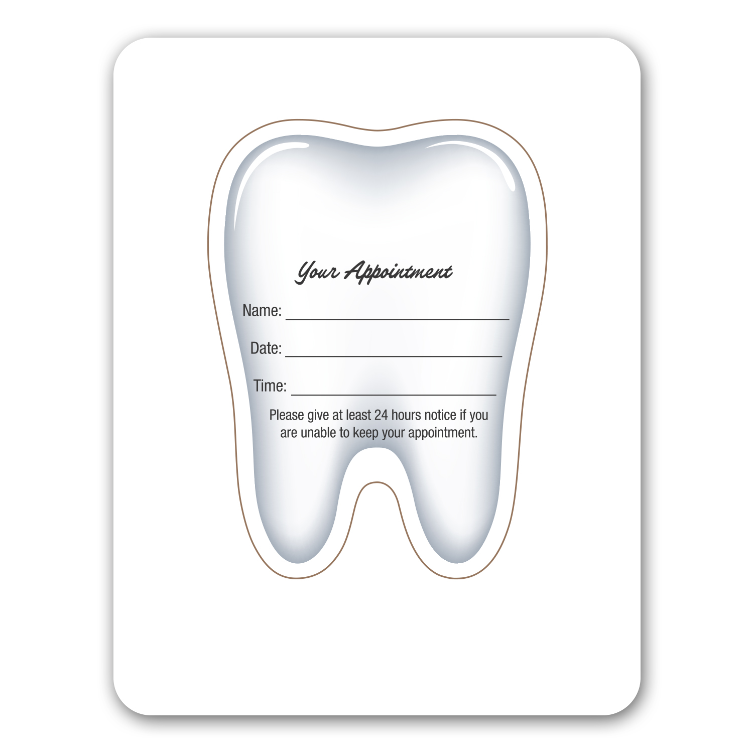 Picture of Tooth Punch Out Picture Frame Magnet