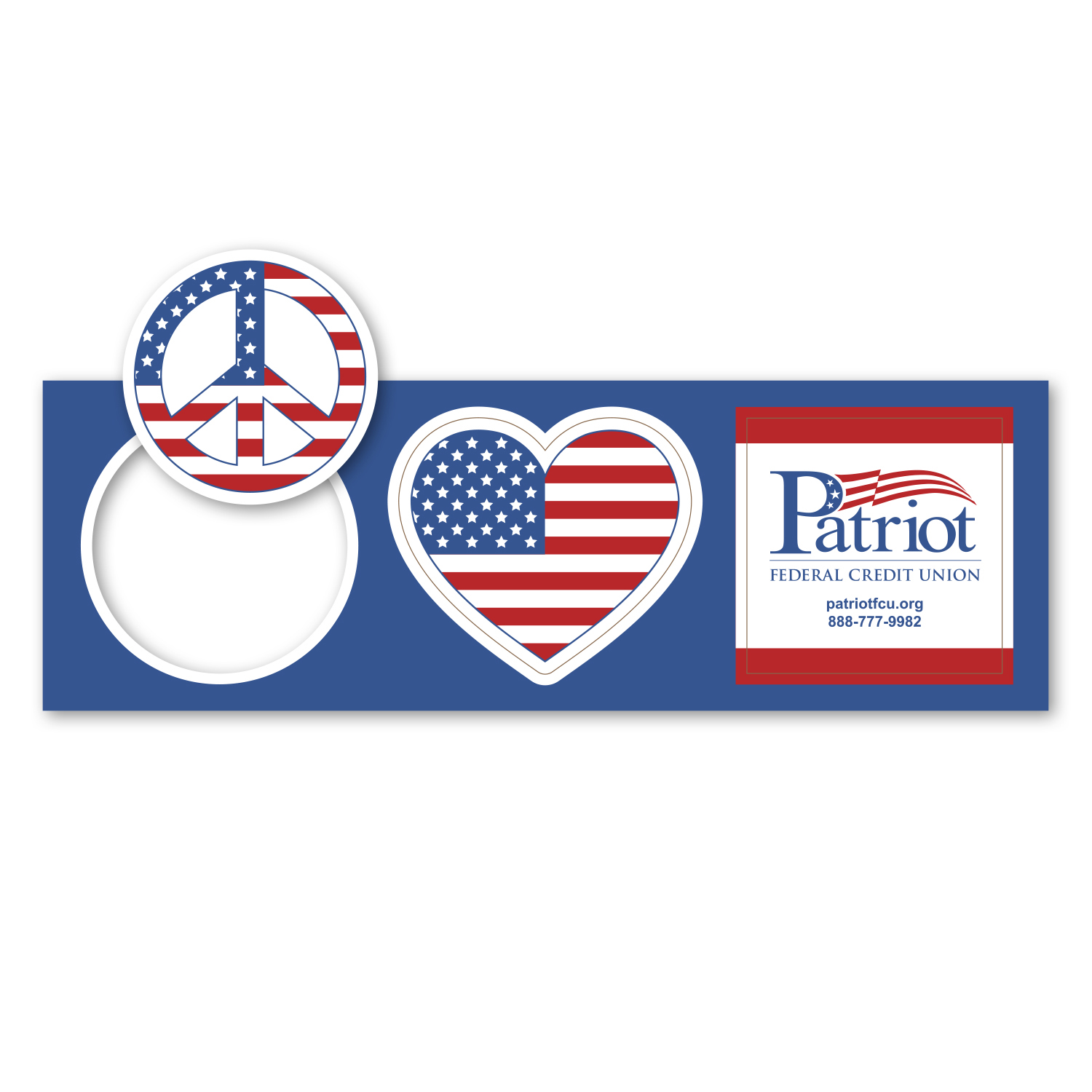 Picture of 3-in-1 Pop Mag Patriotic