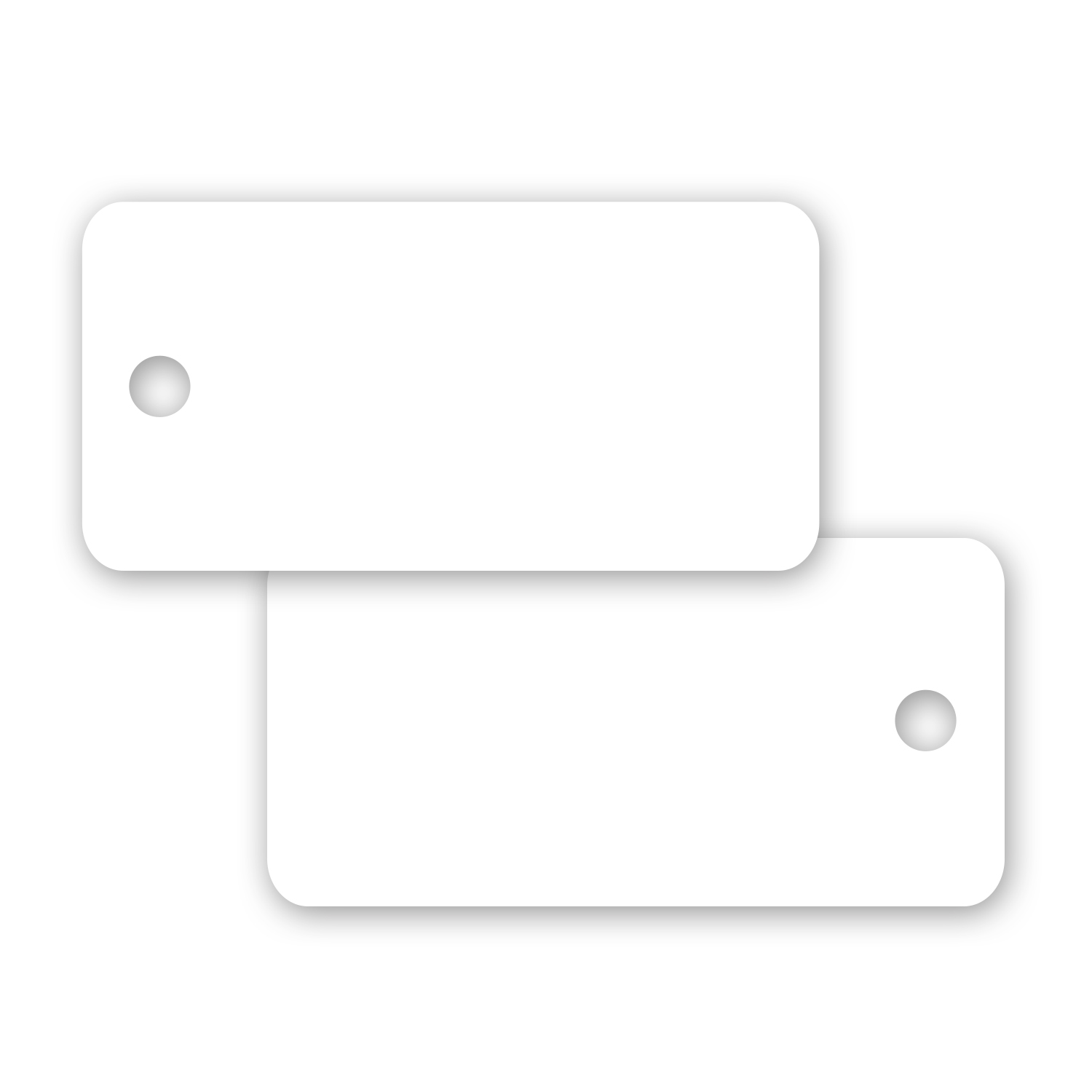 Picture of Plastic Rectangle Keytag