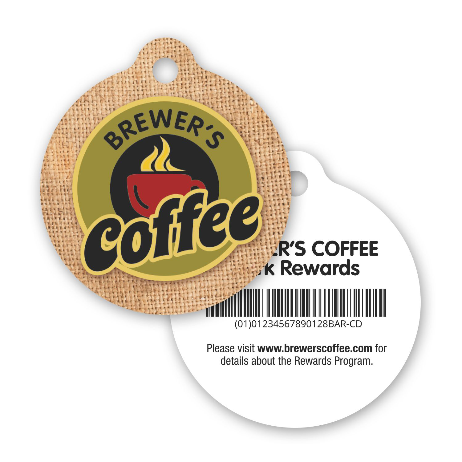 Picture of Plastic Circle Keytag