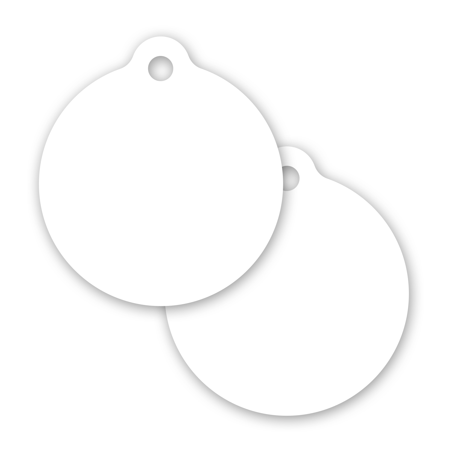 Picture of Plastic Circle Keytag