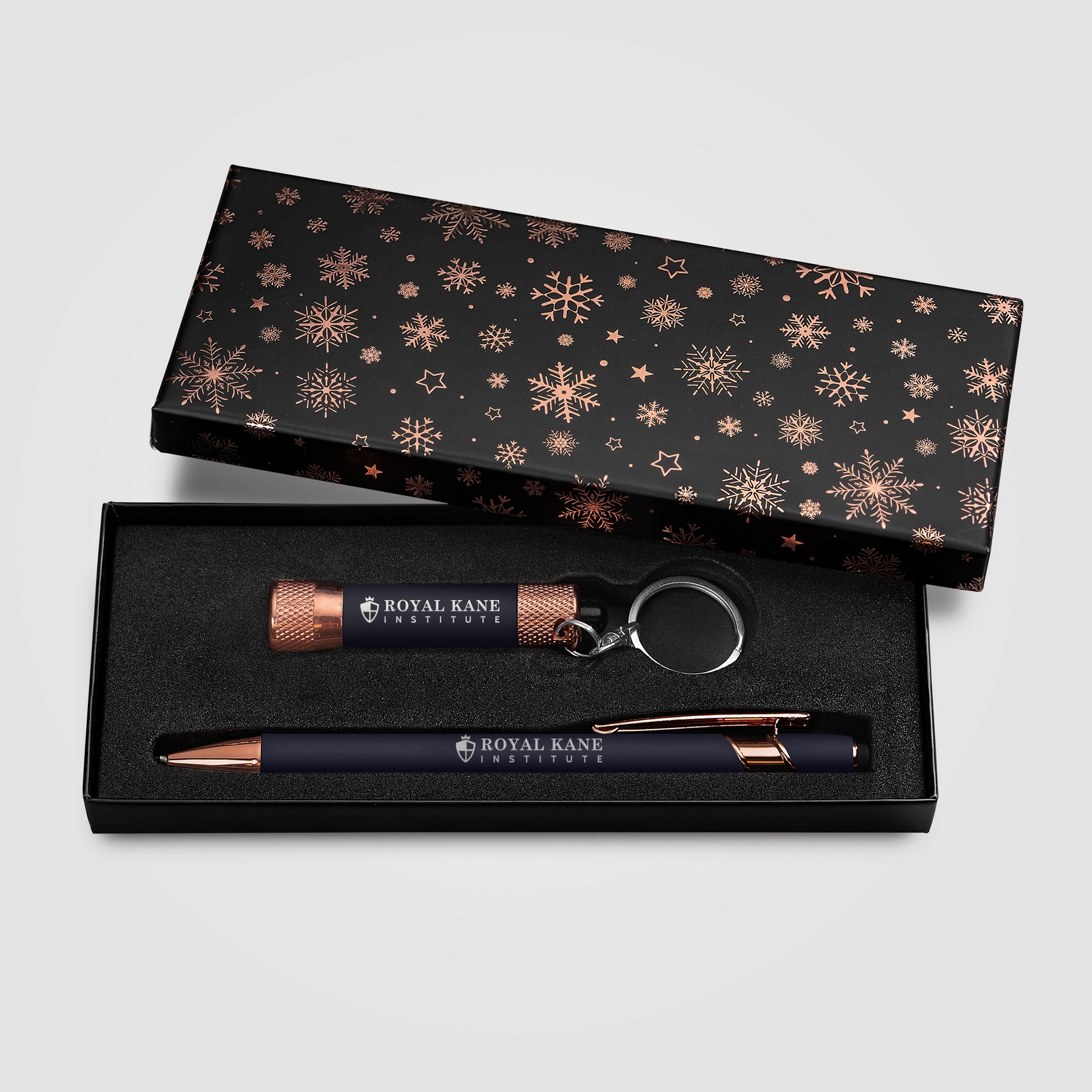 Picture of Ellipse & Chroma Rose Gold Snowflake Gift Set