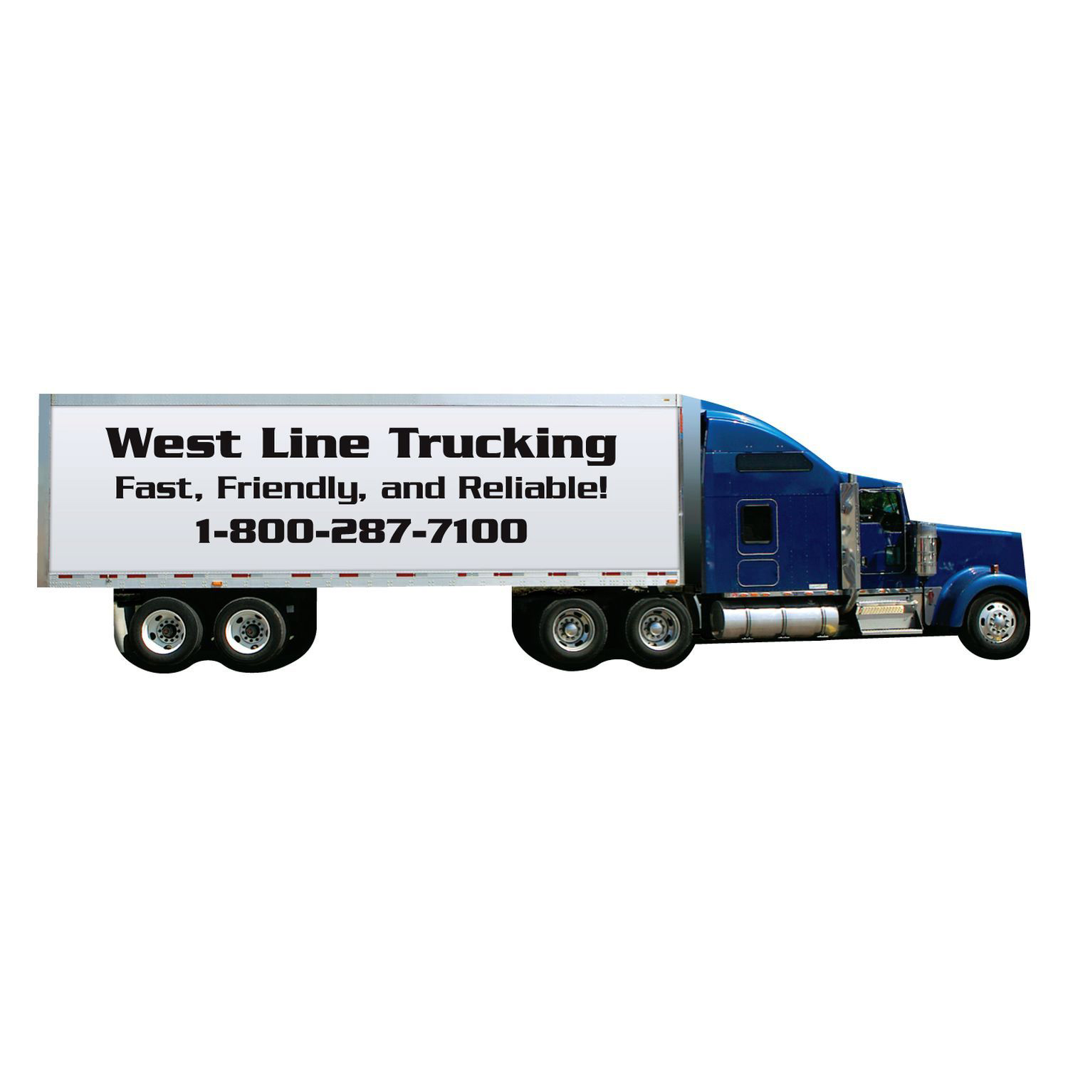 Picture of Tractor Trailer Magnet
