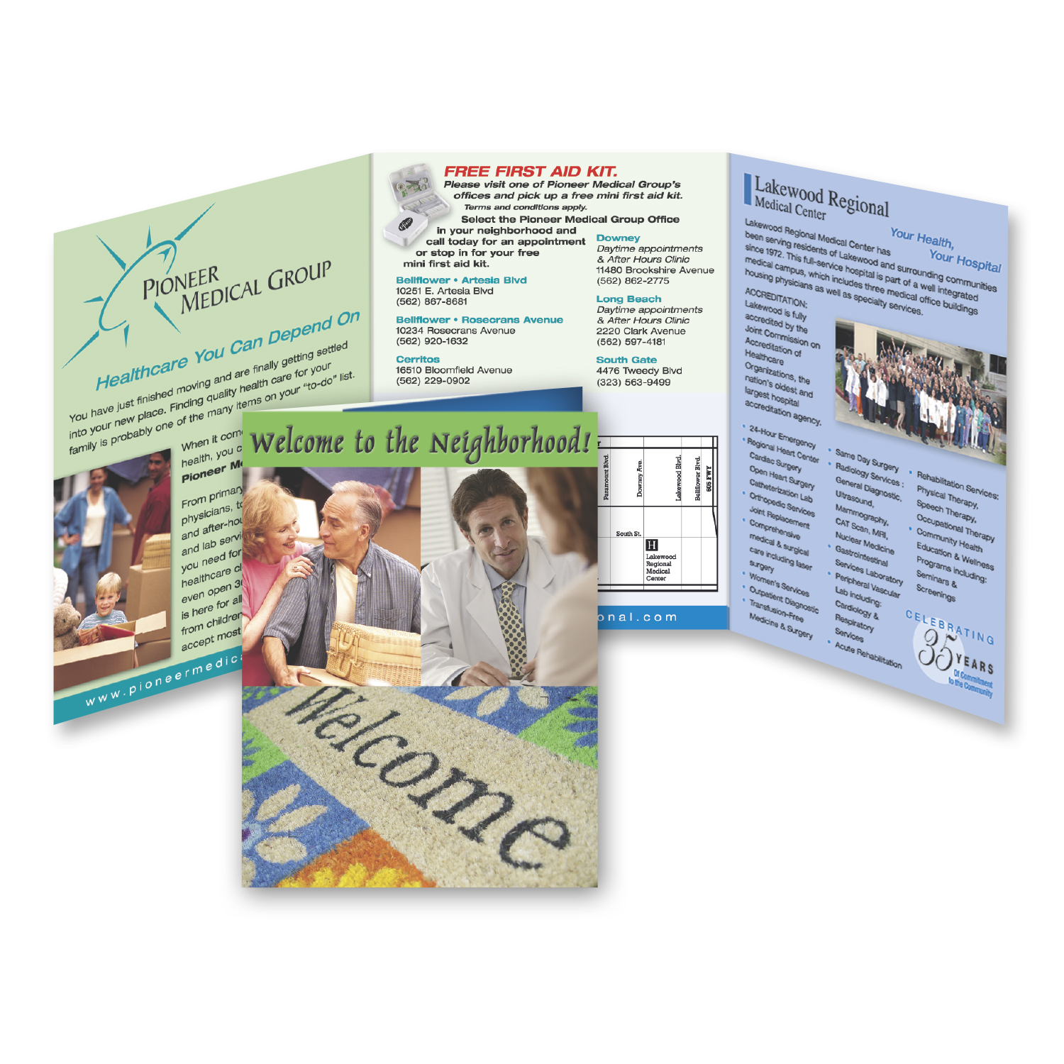 Picture of Trifold 6 x 13-1/4 Direct Mail Postcard