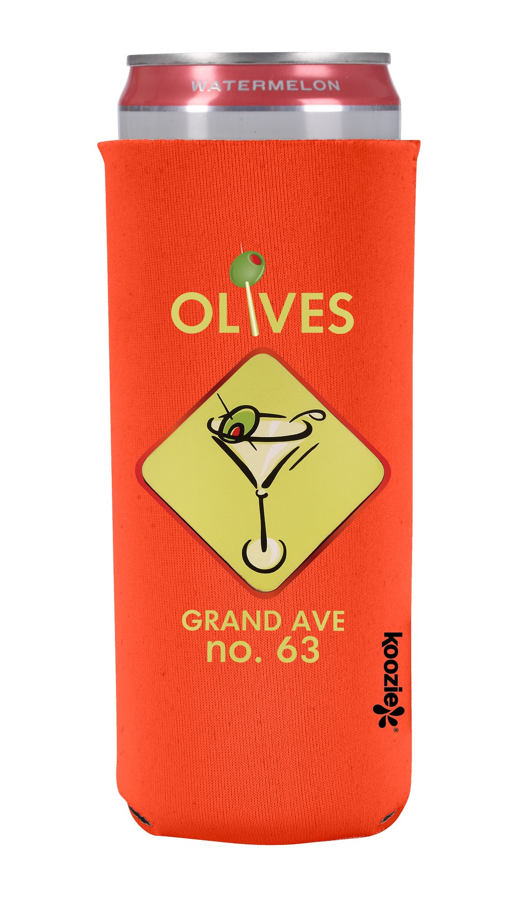 Picture of Koozie® britePix® Slim Can Cooler