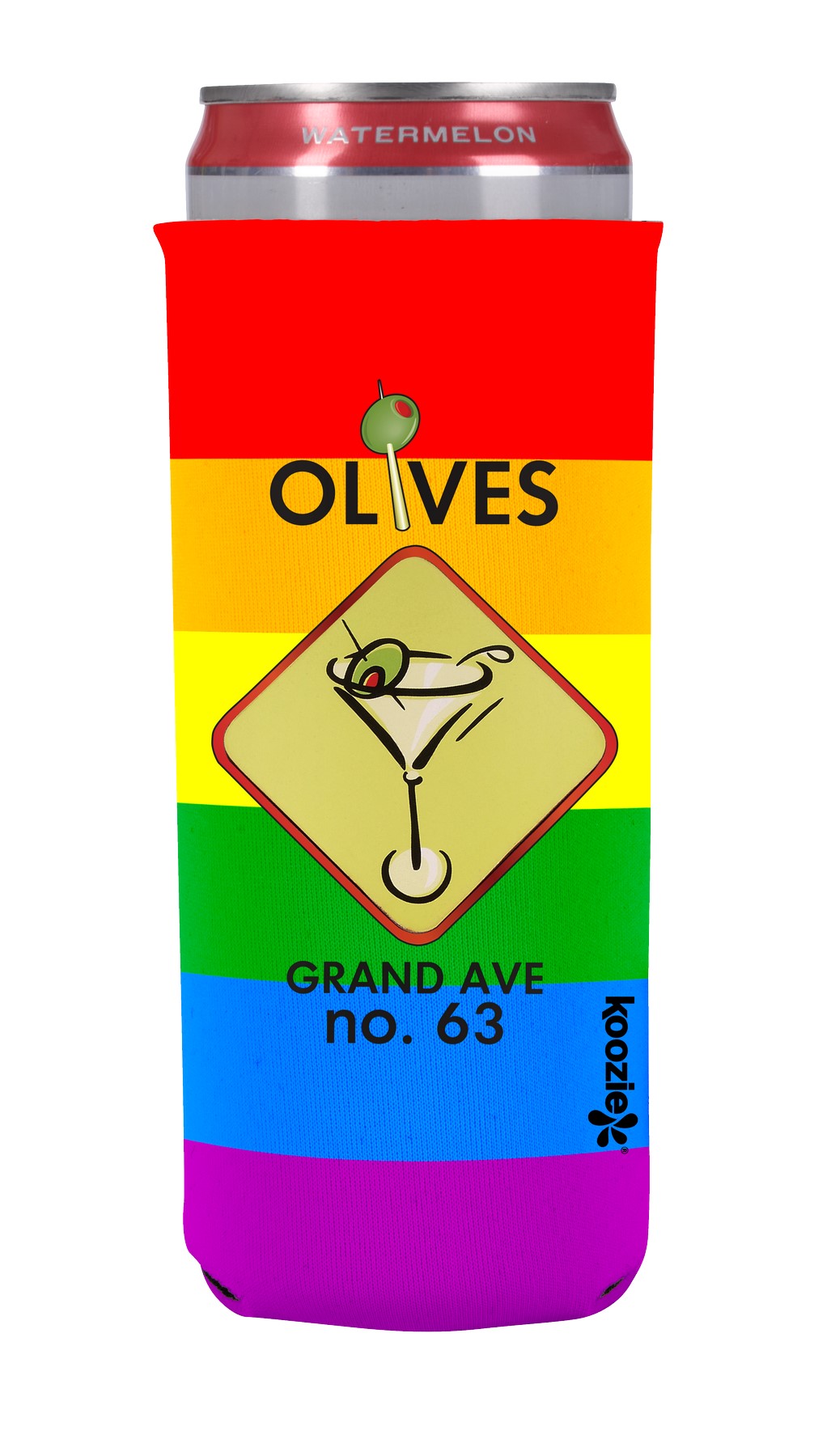 Picture of Koozie® britePix® Slim Can Cooler