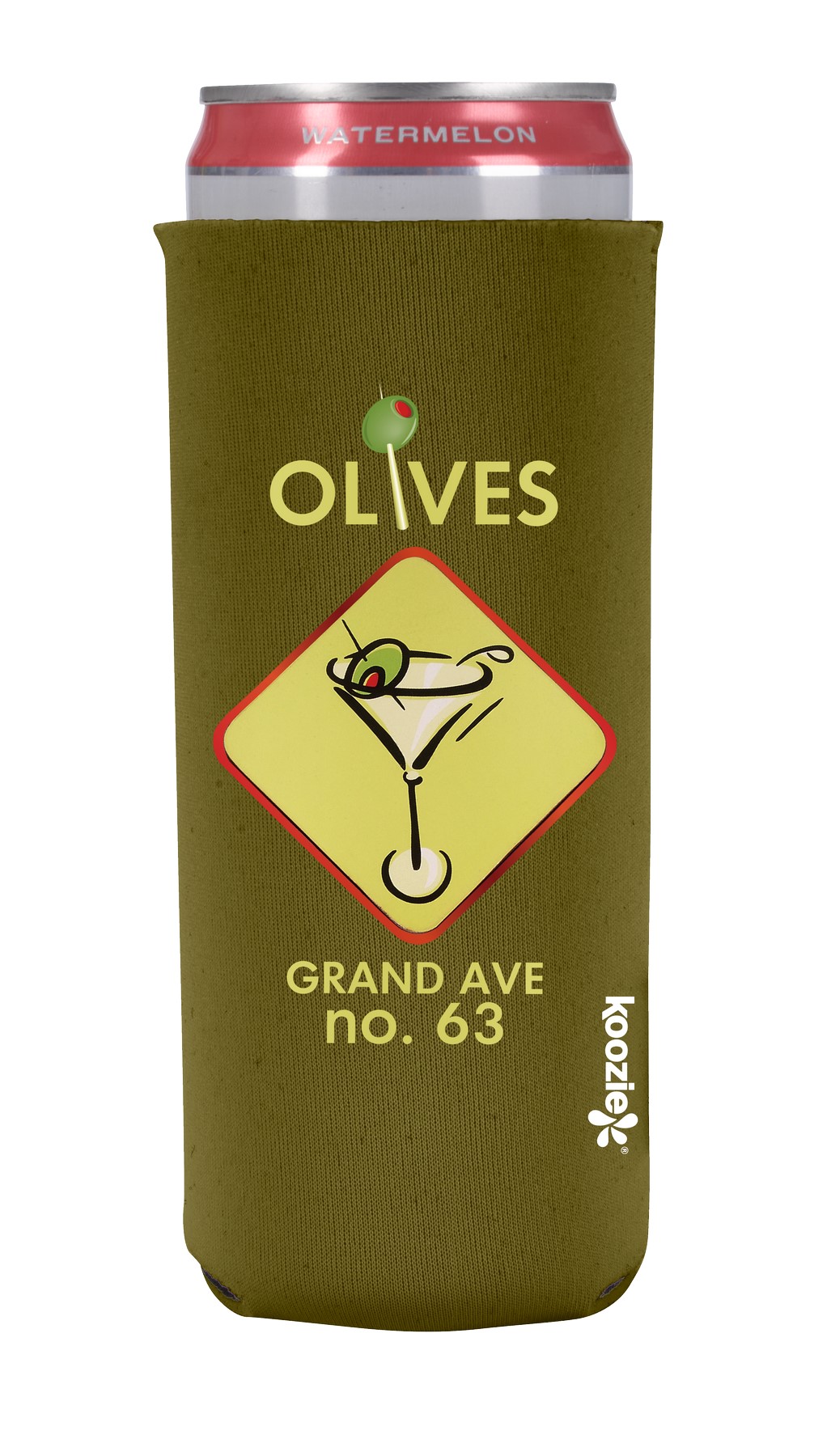 Picture of Koozie® britePix® Slim Can Cooler