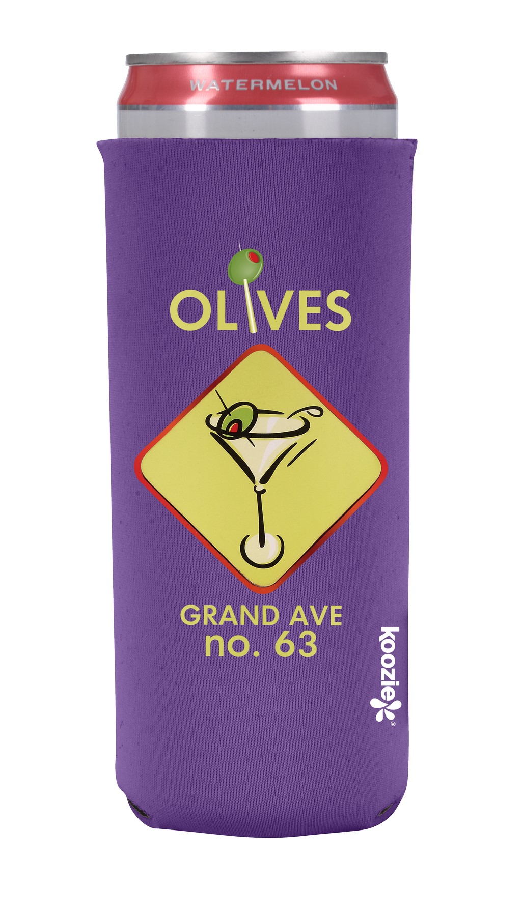 Picture of Koozie® britePix® Slim Can Cooler