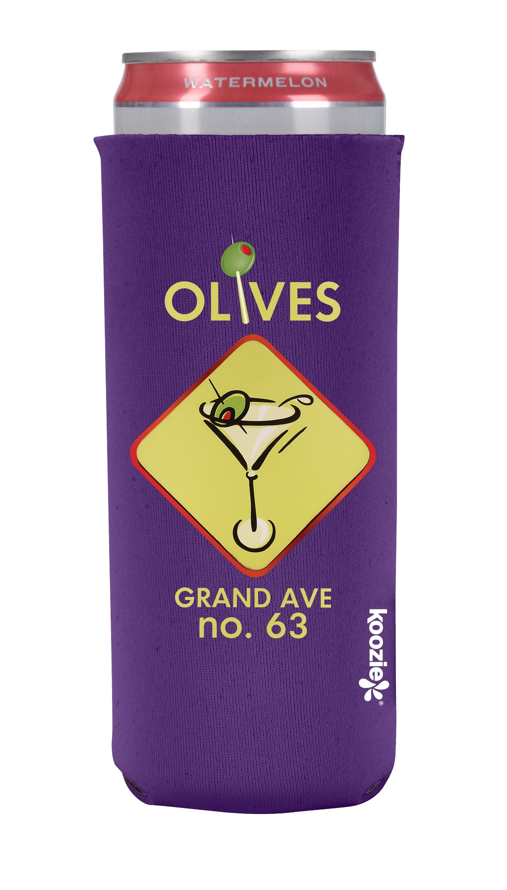 Picture of Koozie® britePix® Slim Can Cooler