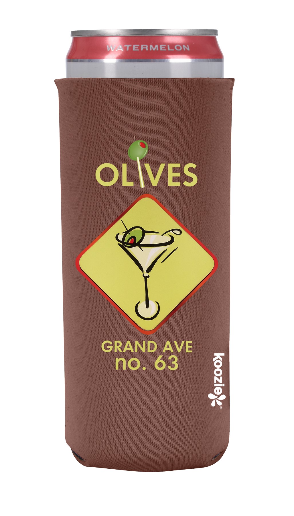 Picture of Koozie® britePix® Slim Can Cooler